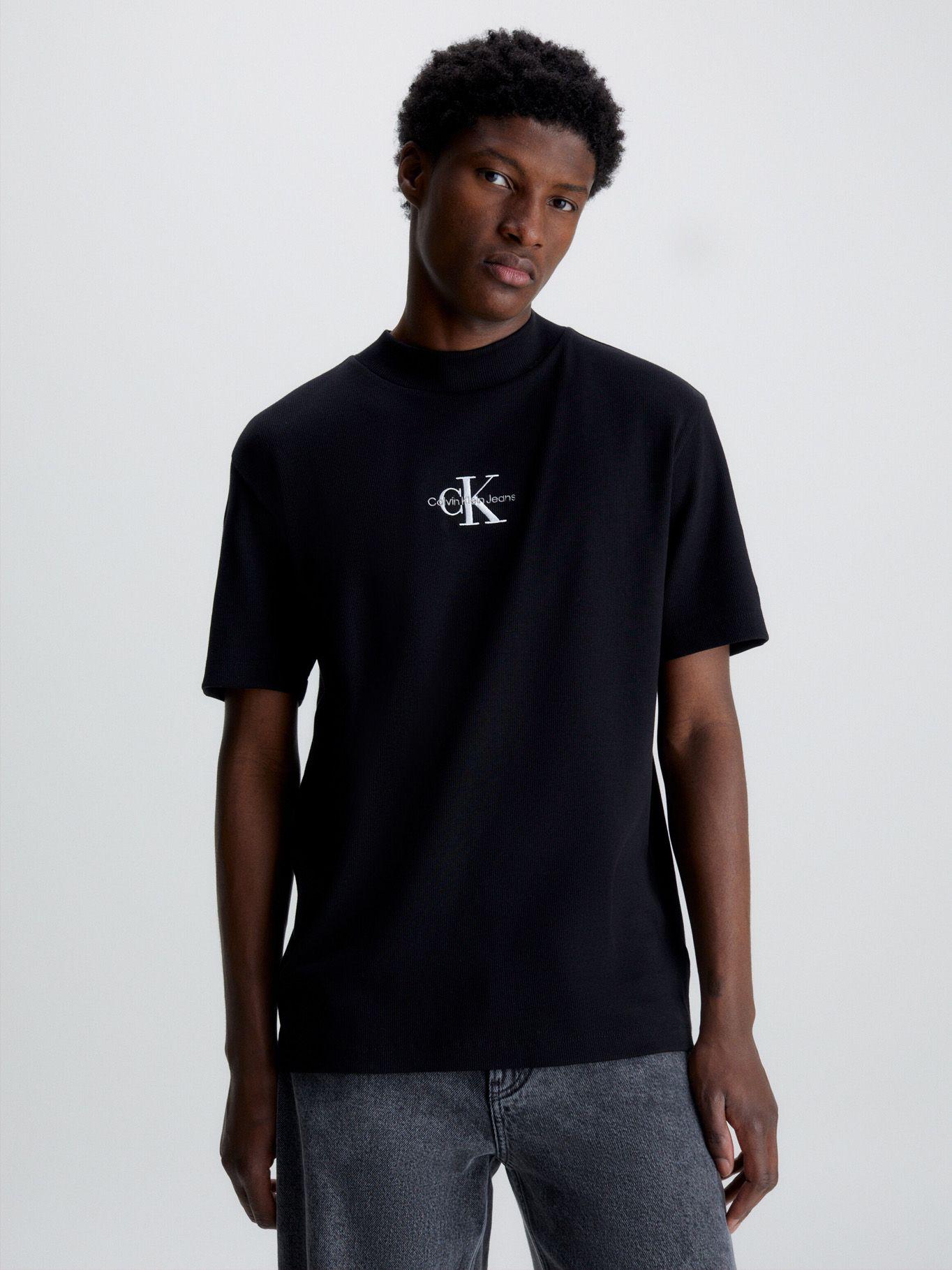 Polera Freefit Rib Negro Calvin Klein-0