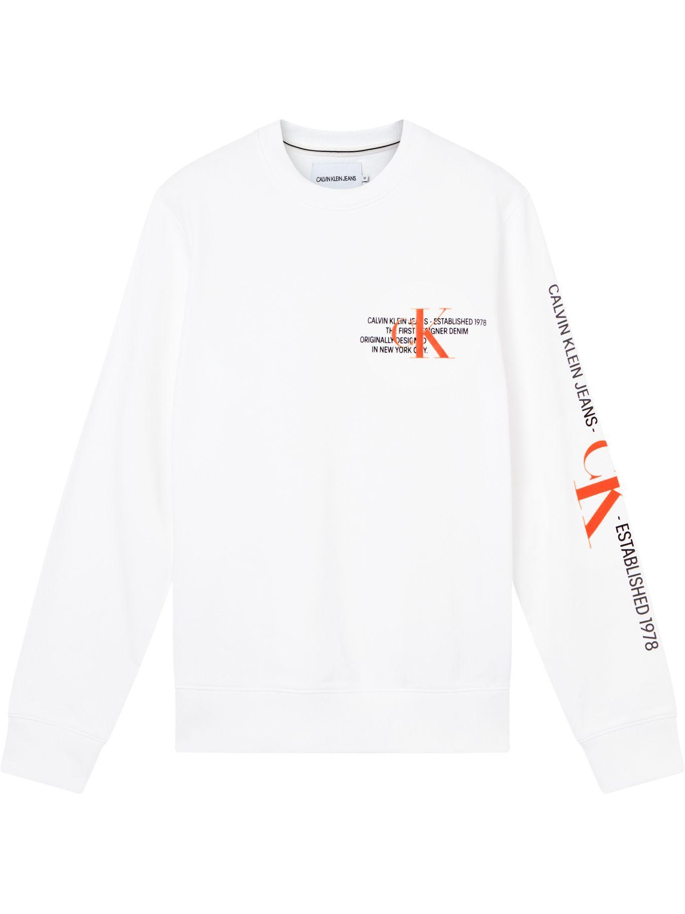 Polerón Ck Urban Graphic Blanco Calvin Klein-0