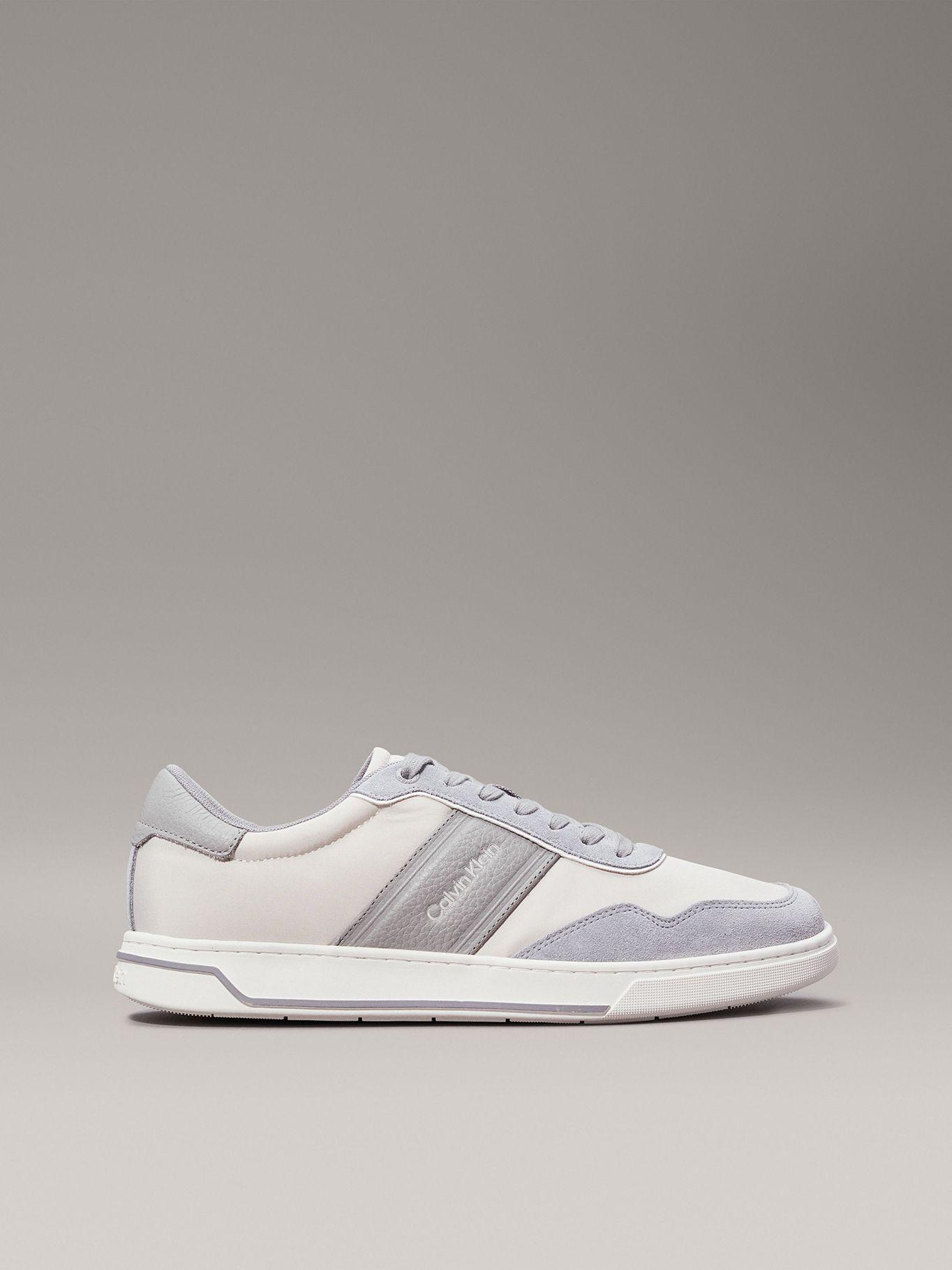 Zapatillas Low Top Lace Up Mix Gris Calvin Klein-3