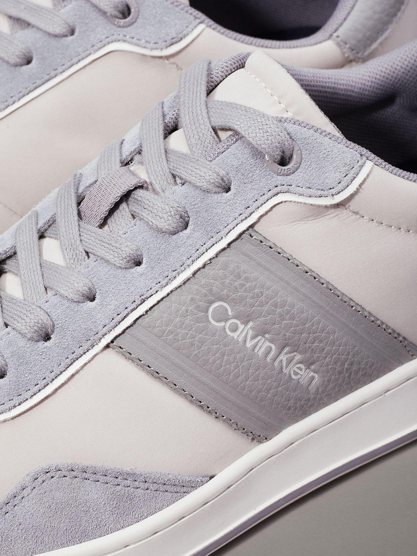 Zapatillas Low Top Lace Up Mix Gris Calvin Klein-5