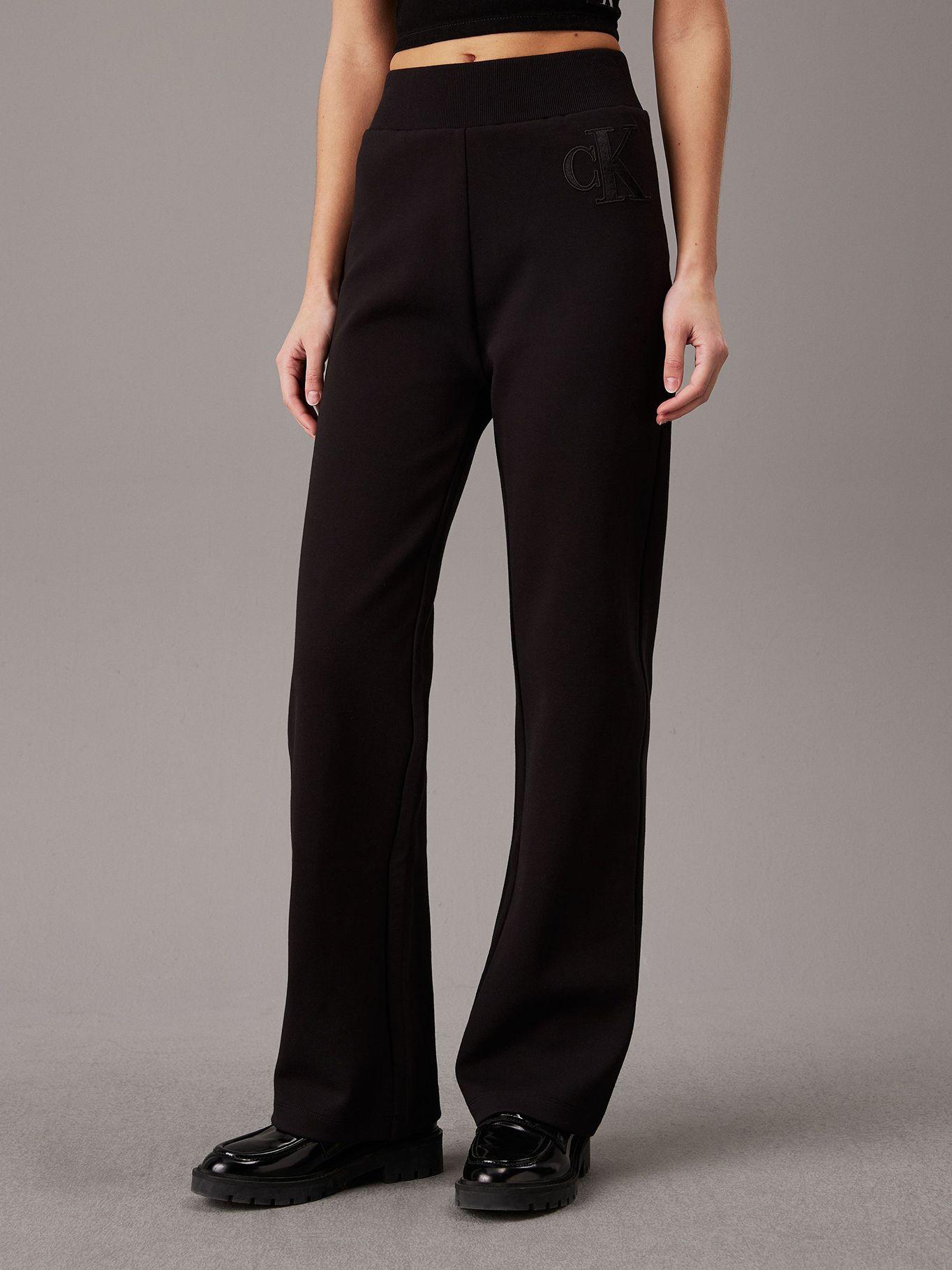 Pantalon Satin Applique Jog Negro Calvin Klein-0