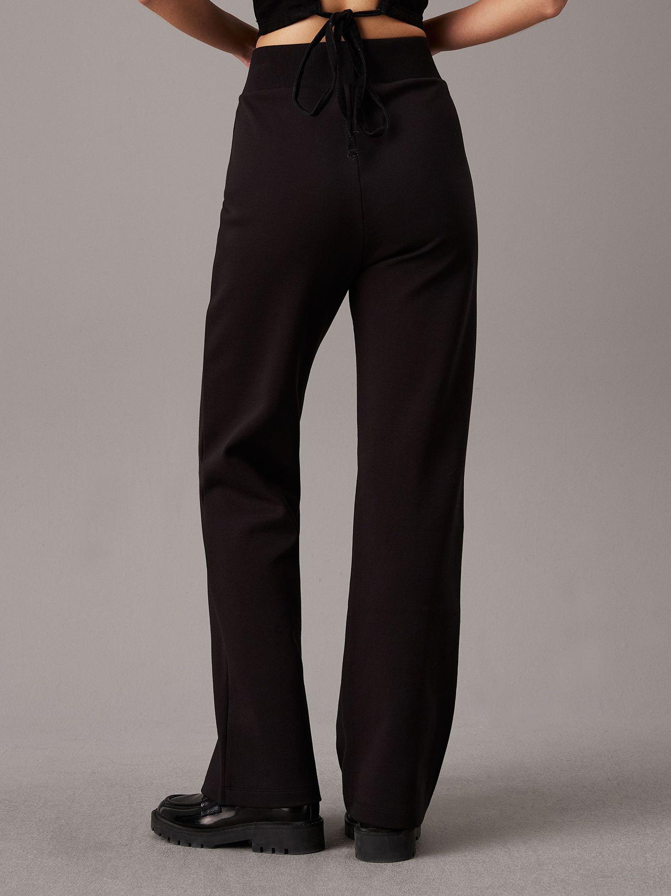 Pantalon Satin Applique Jog Negro Calvin Klein-2