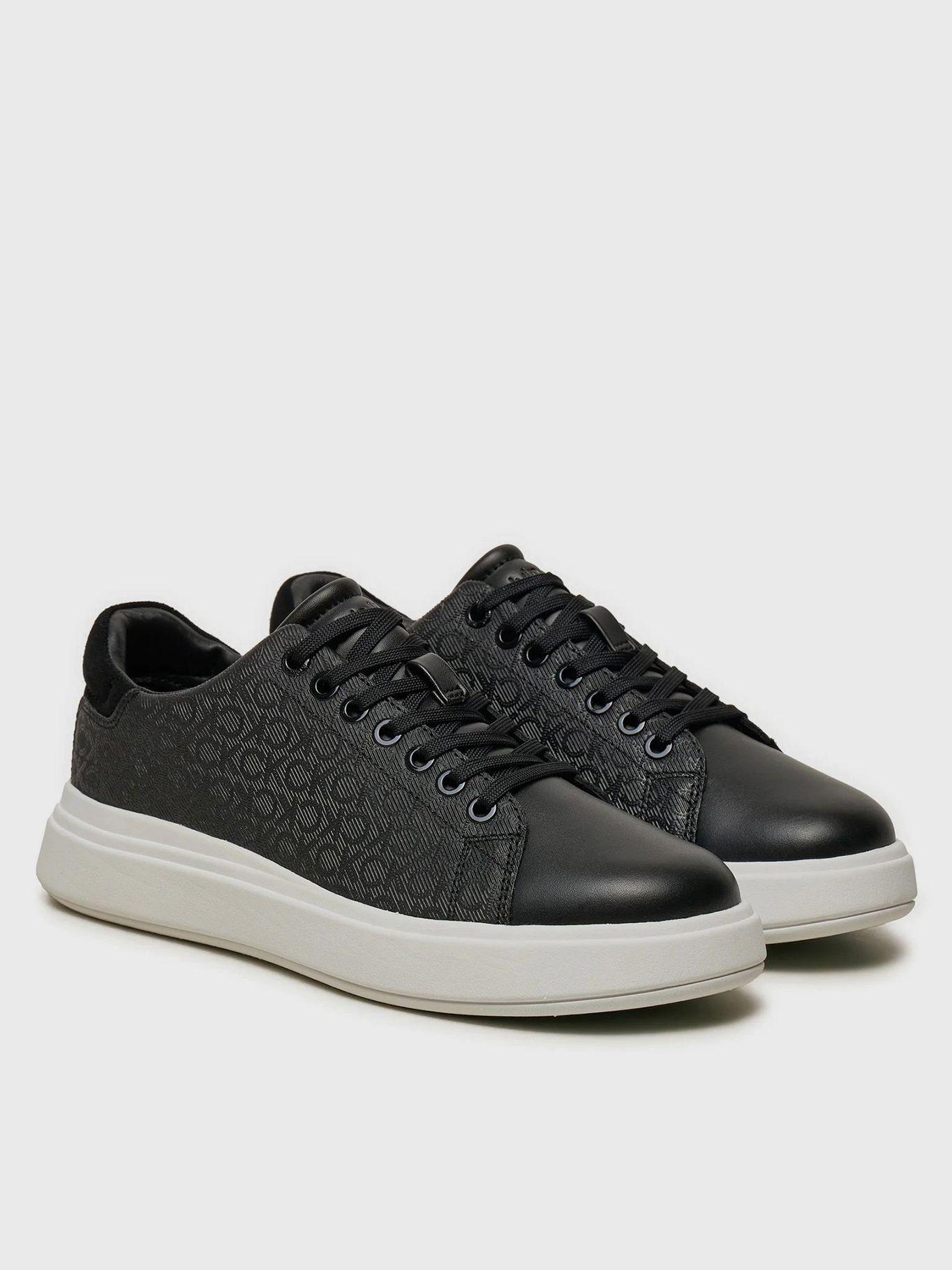 Zapatillas cupsole con monograma Negro Calvin Klein-0