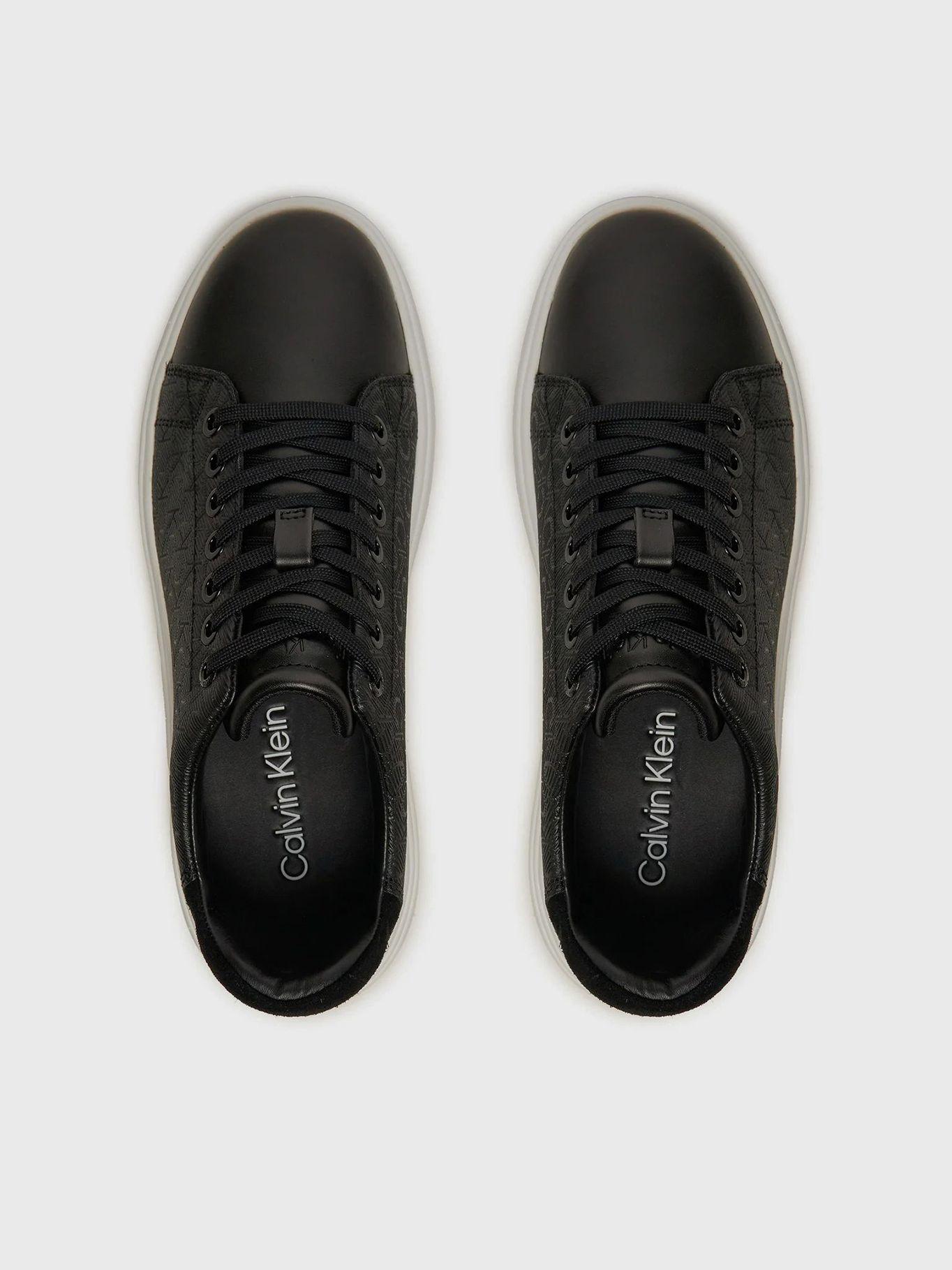 Zapatillas cupsole con monograma Negro Calvin Klein-2