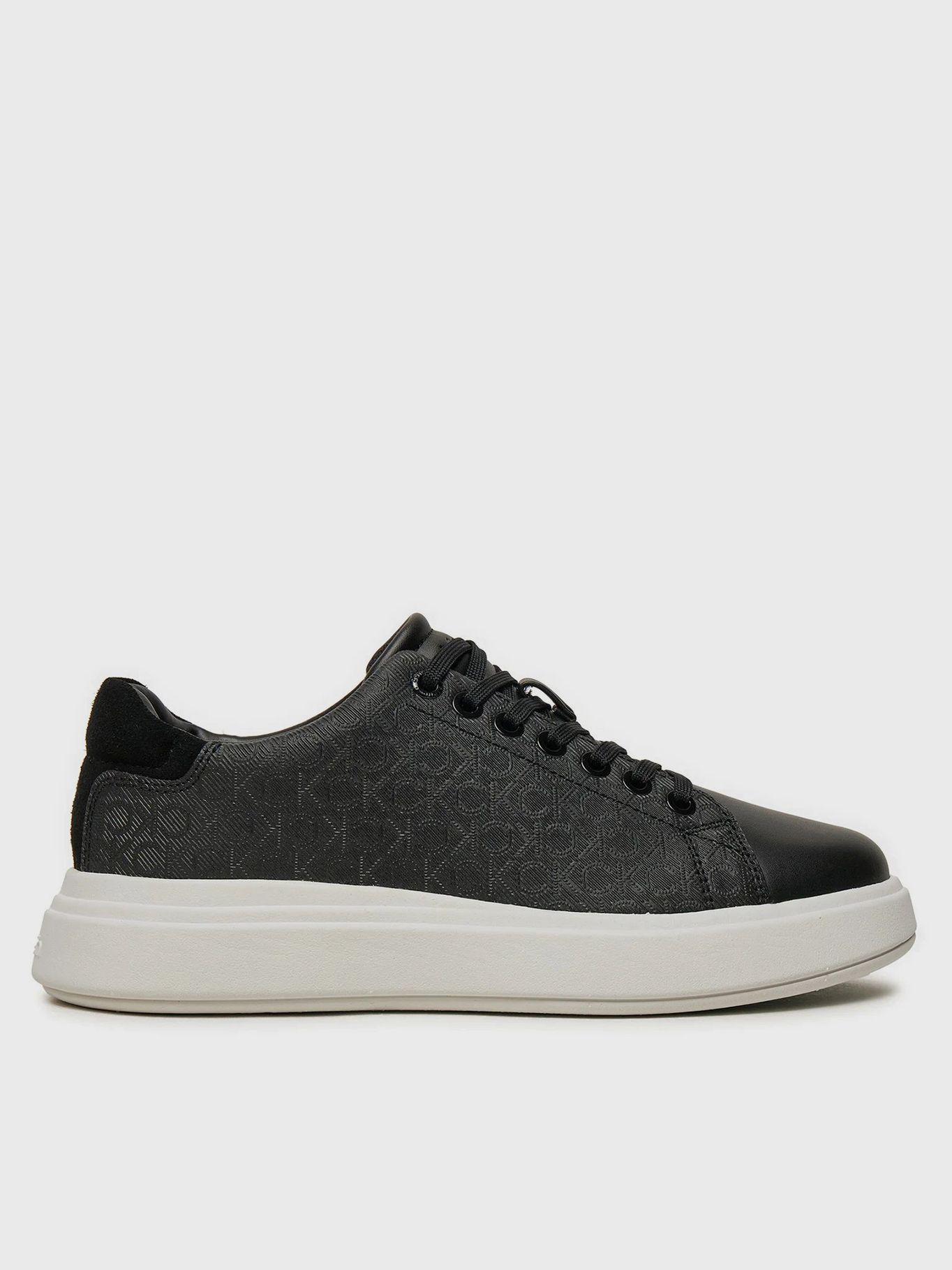 Zapatillas cupsole con monograma Negro Calvin Klein-4