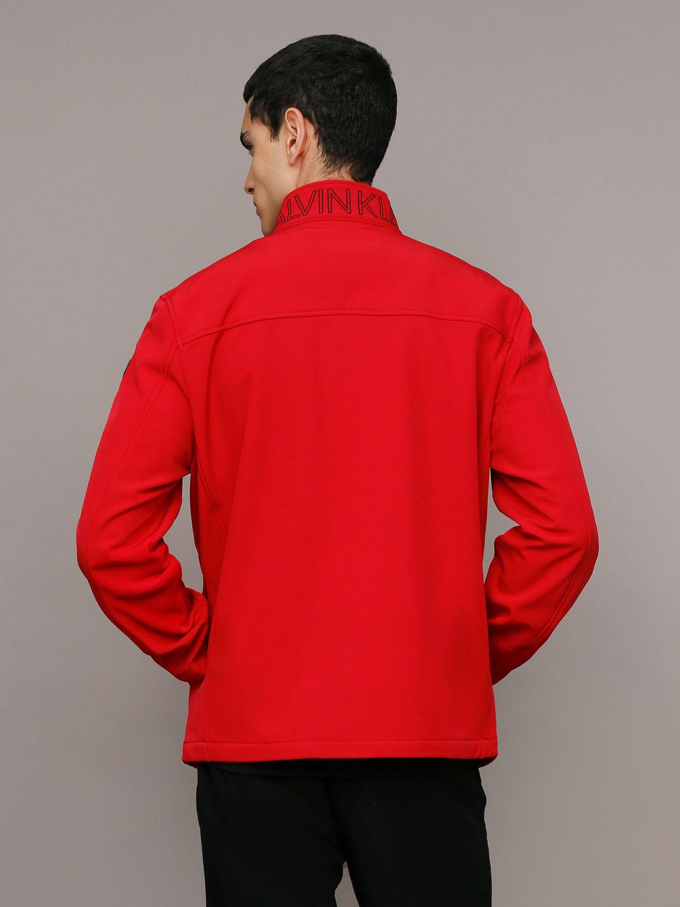 Chaqueta Ck Soft Shell Rojo Calvin Klein-3