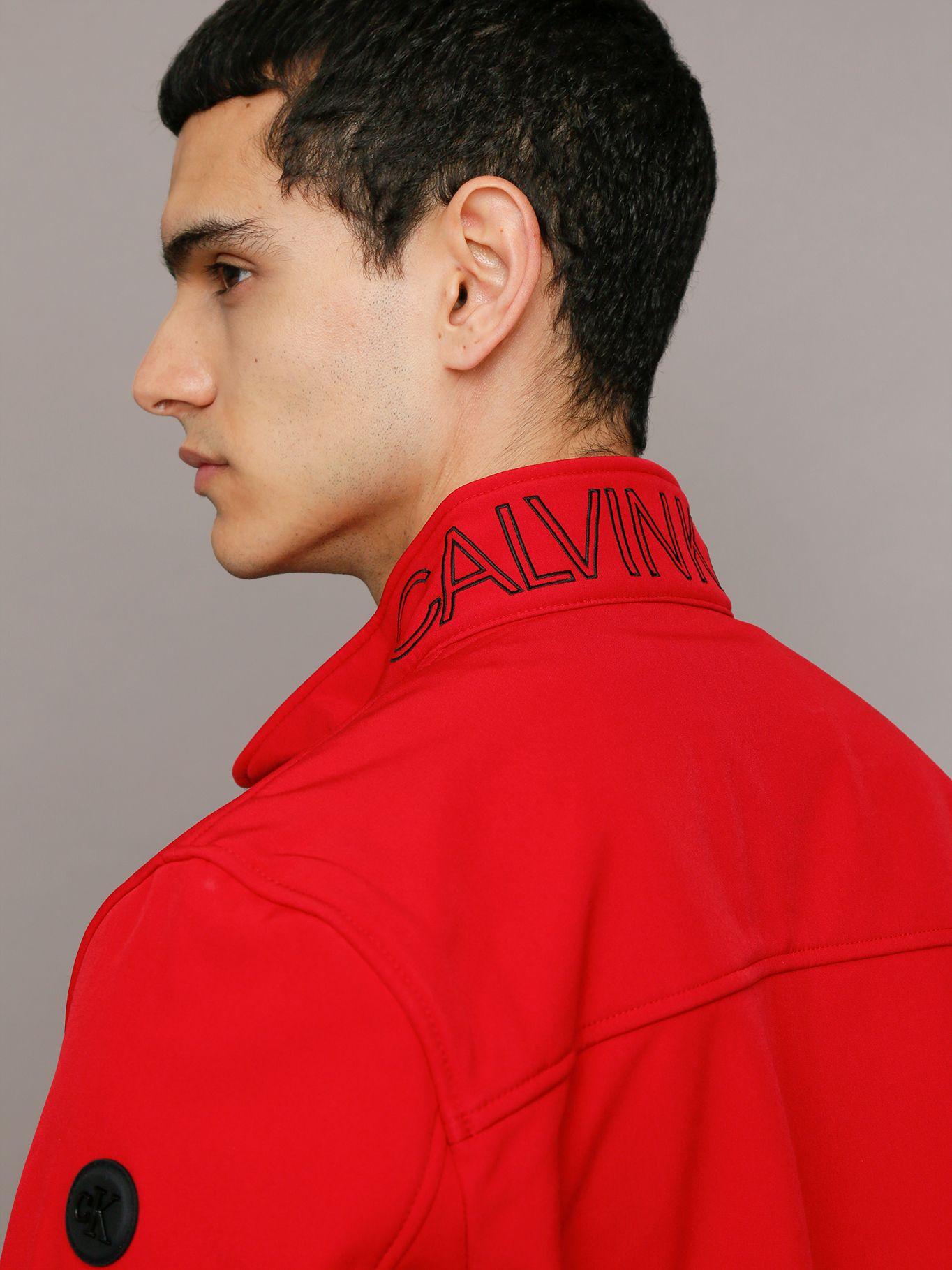 Chaqueta Ck Soft Shell Rojo Calvin Klein-5