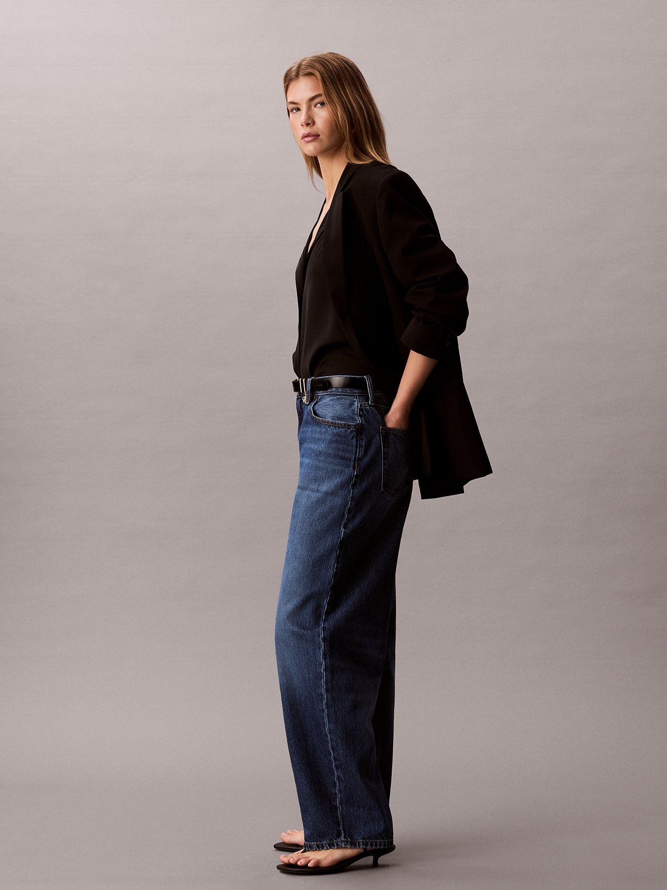 Jeans Relaxed Barrel Azul Calvin Klein-3