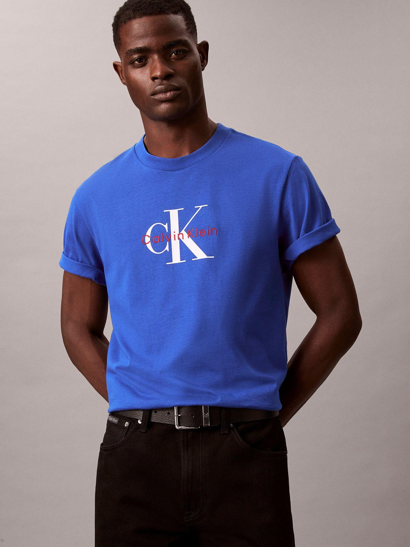 Polera Hero Monologo Azul Calvin Klein-3