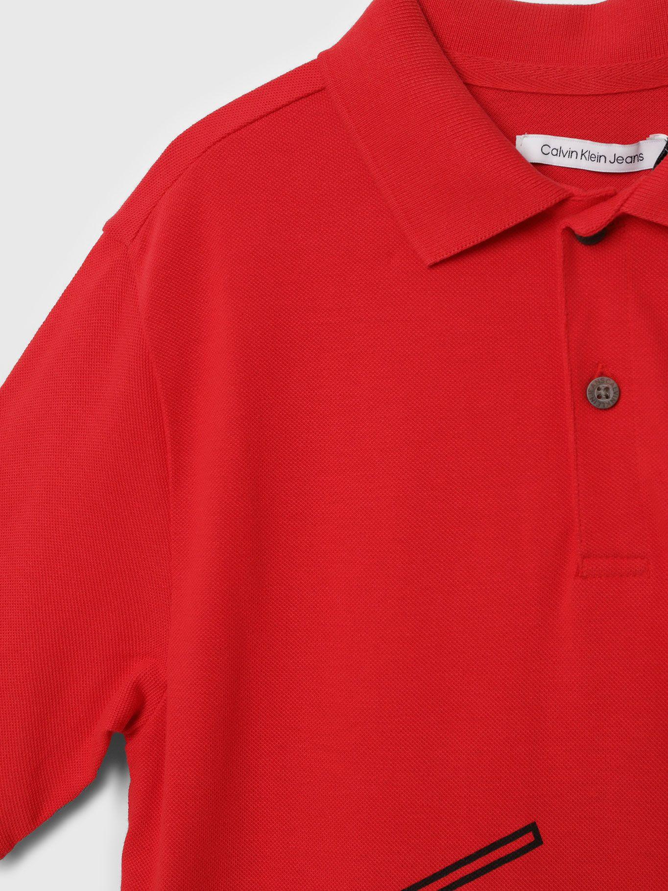 Polo Niño Ck Graphic Rojo Calvin Klein-2