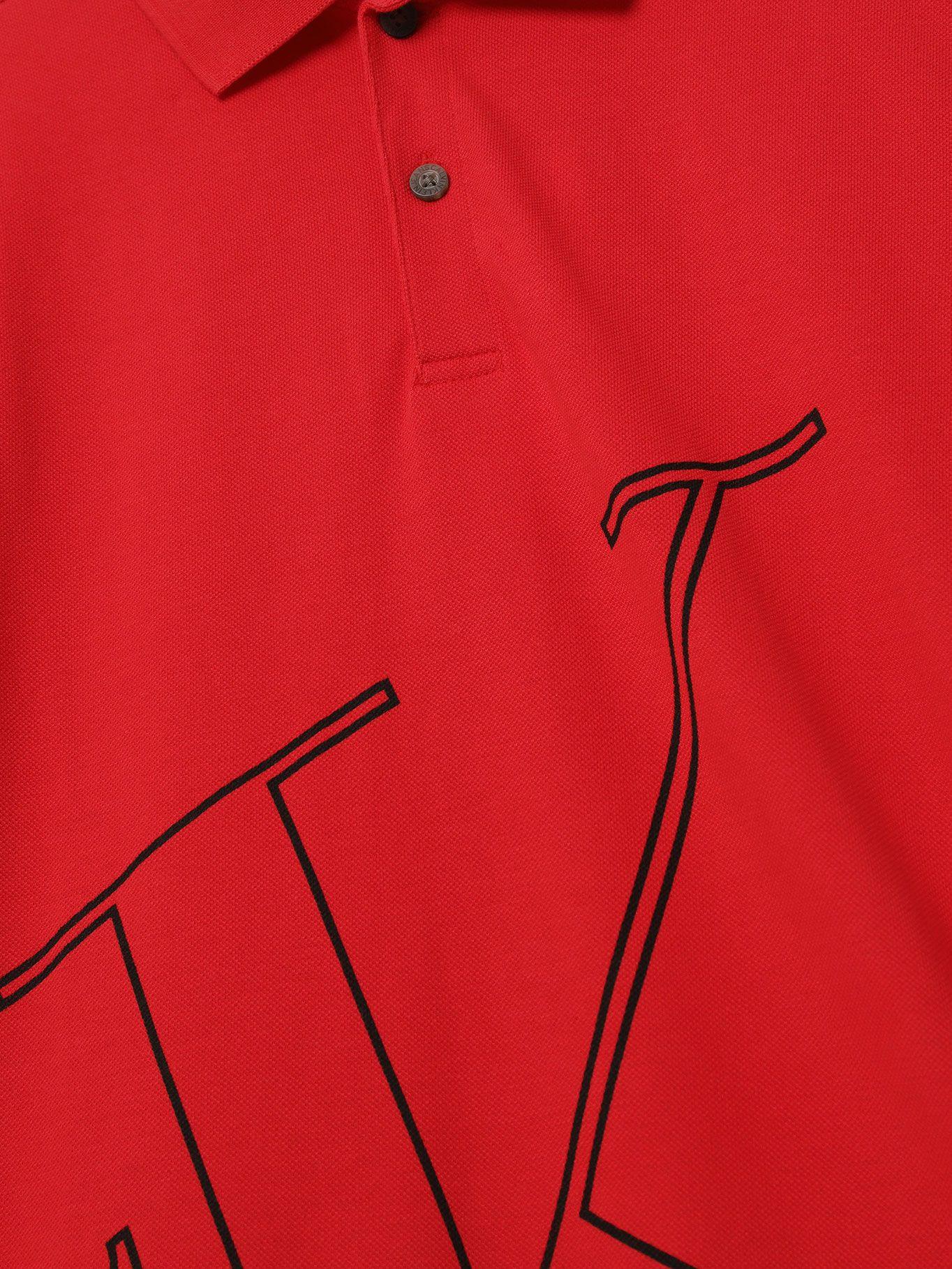 Polo Niño Ck Graphic Rojo Calvin Klein-3