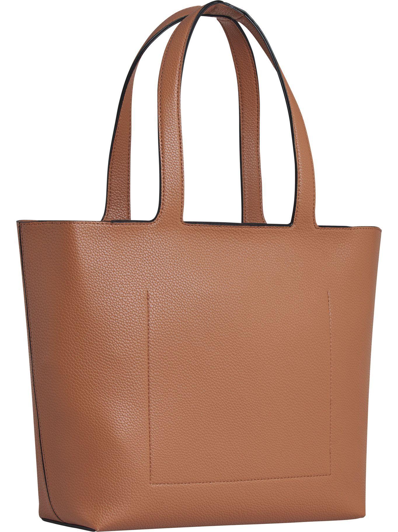 Cartera Shopper Neat Café Calvin Klein-1