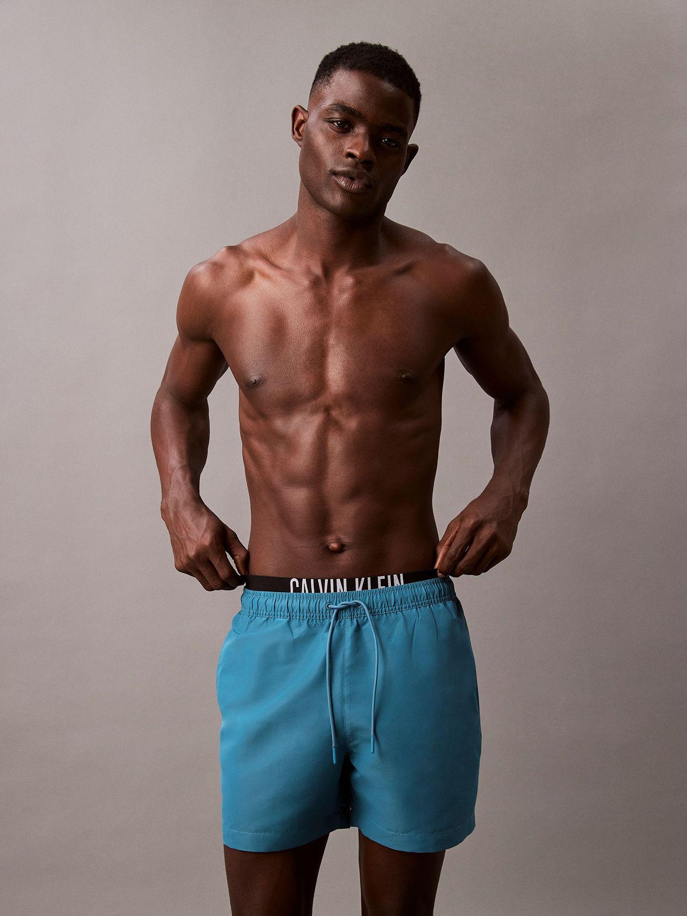 Traje Baño Doble Intense -Power Azul Calvin Klein-2