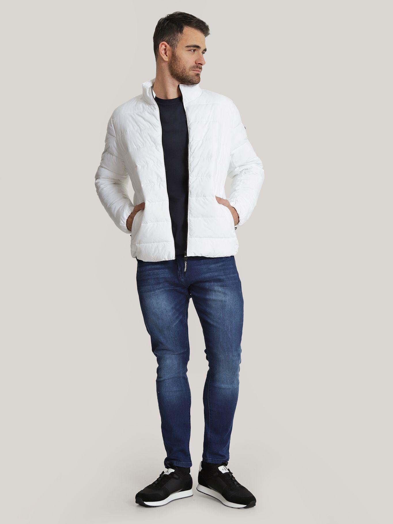 Parka Stretch Pufer Blanco Calvin Klein-1