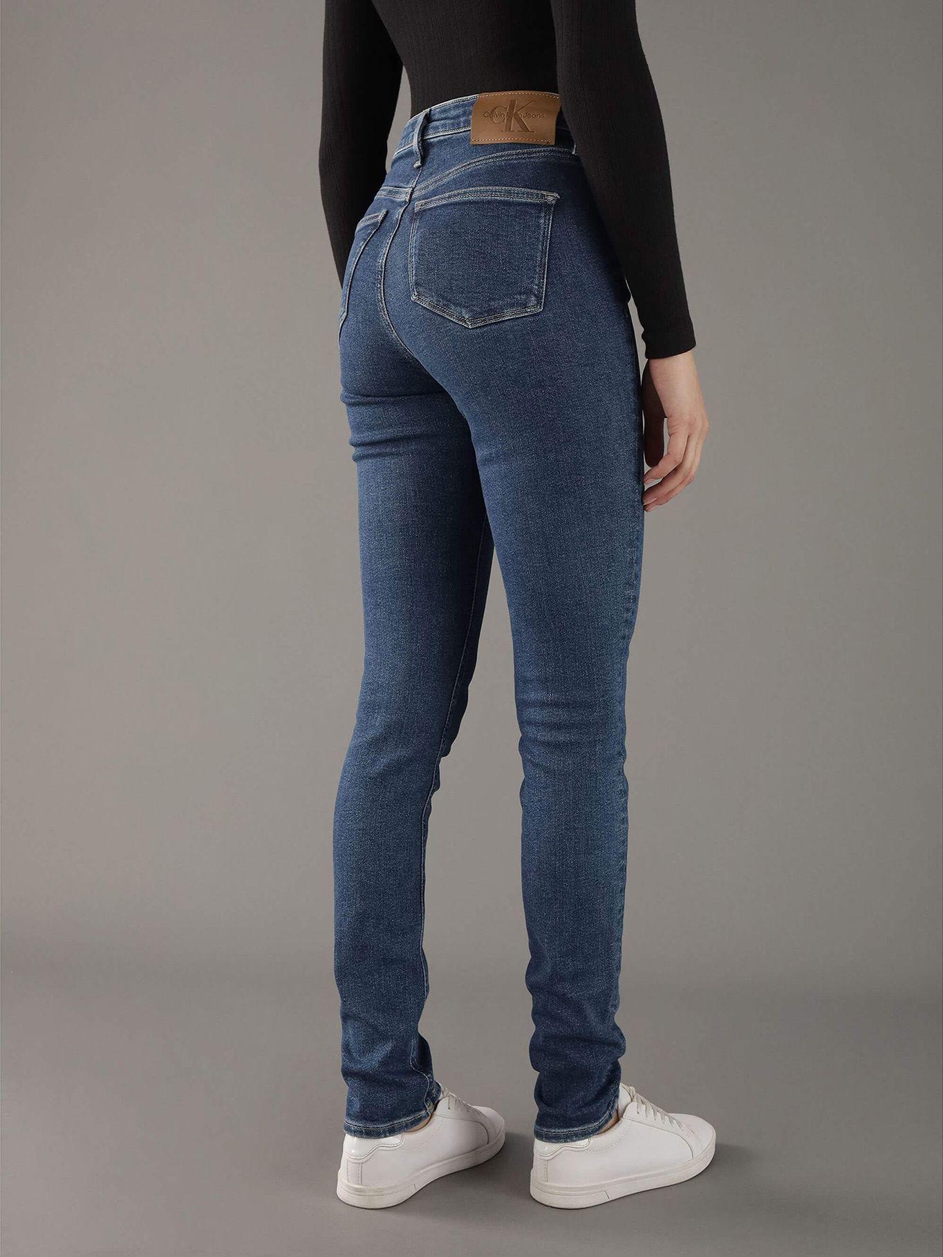 Jeans High Rise A4 Skinny Azul Calvin Klein-2