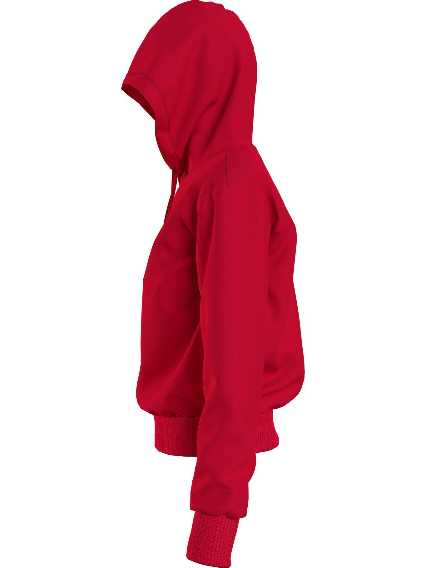 Polerón Hoodie Iconic Monologo Rojo Calvin Klein-3
