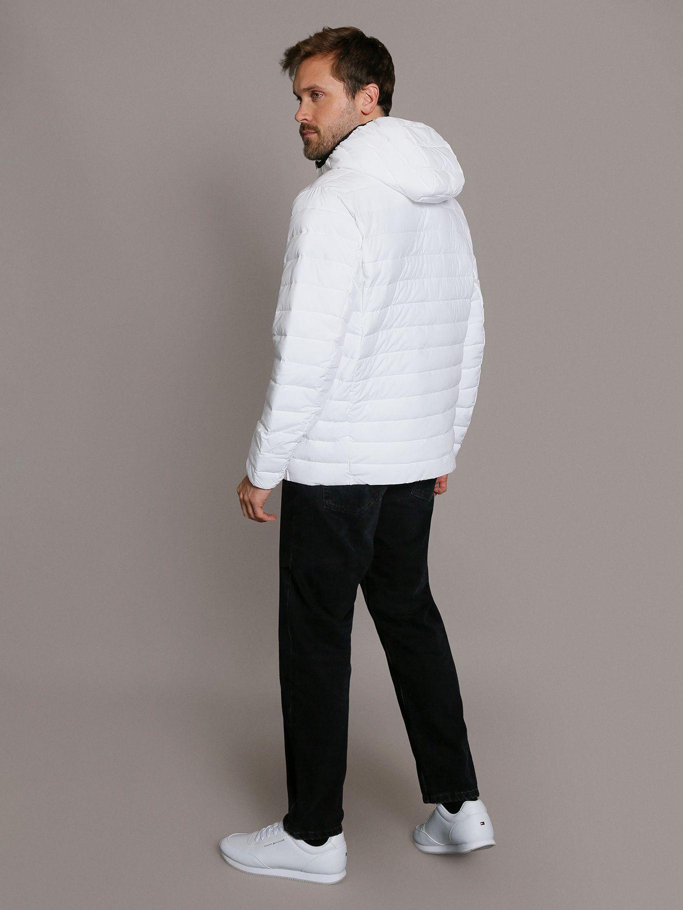 Parka con Gorro Packable Blanco Calvin Klein-2
