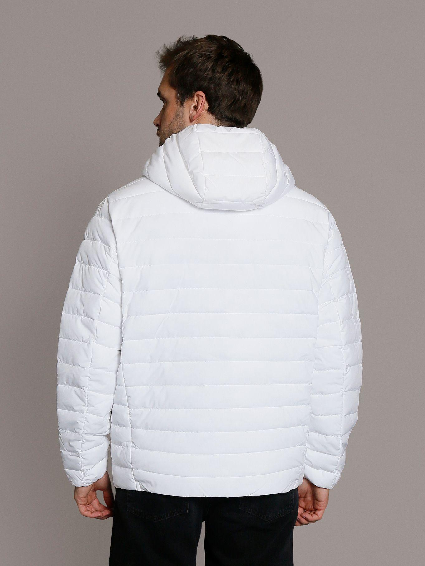 Parka con Gorro Packable Blanco Calvin Klein-3