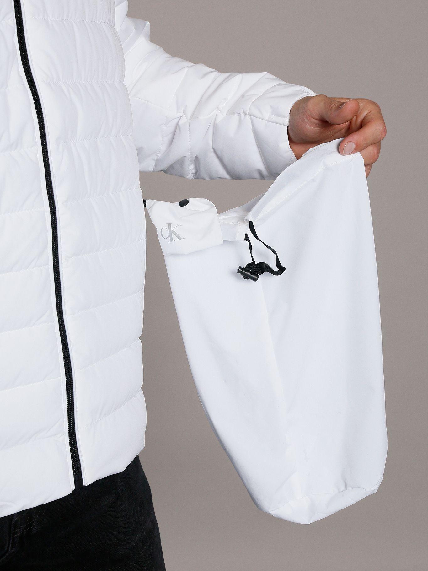 Parka con Gorro Packable Blanco Calvin Klein-6