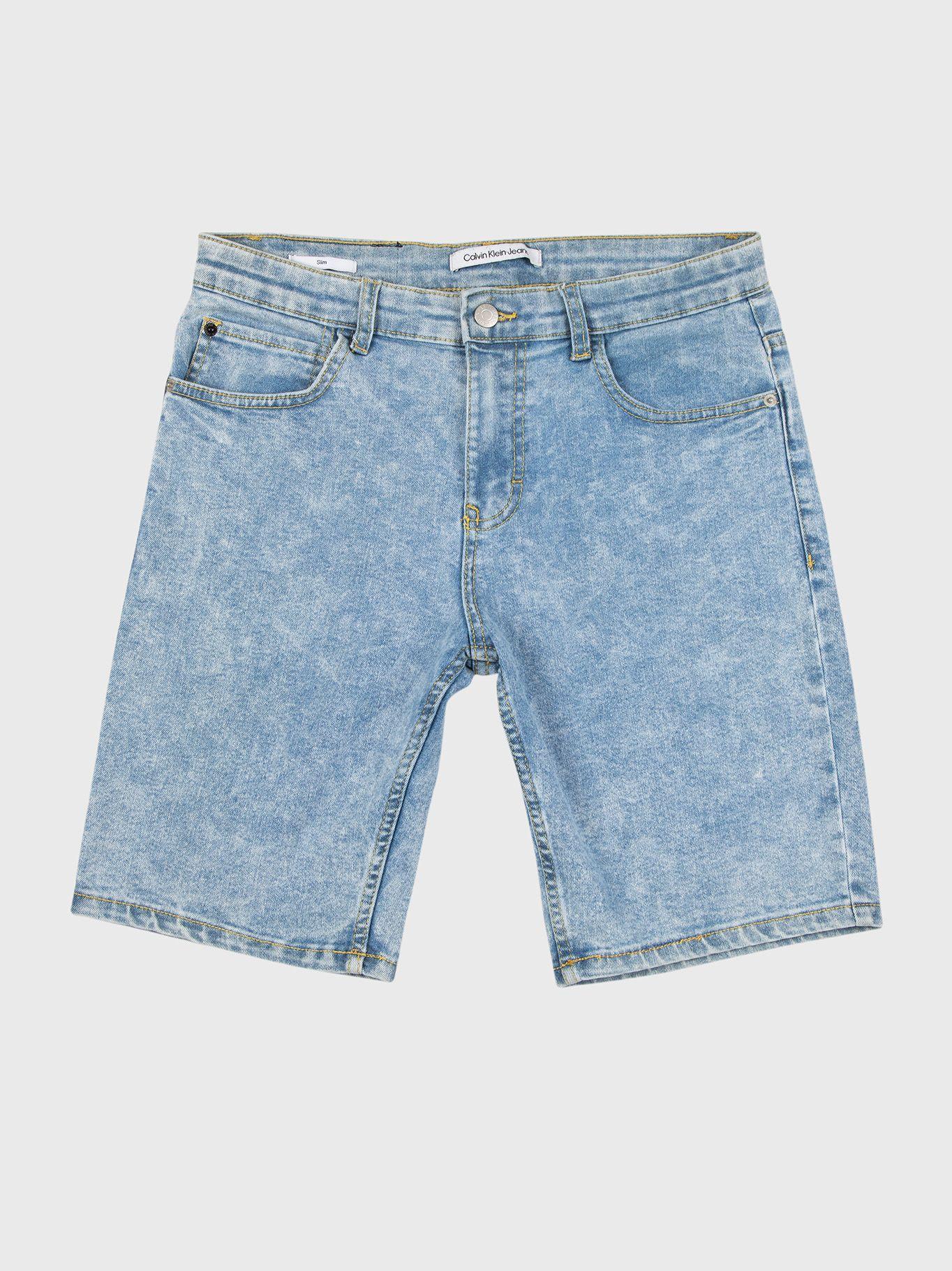 Short Niño Denim 416 Azul Calvin Klein-0