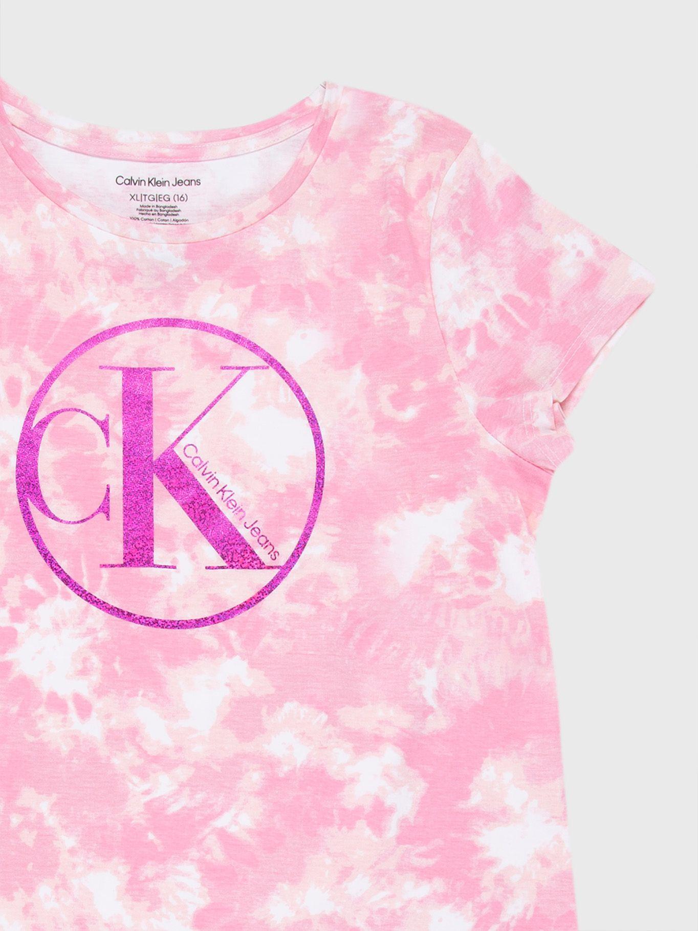 Vestido Niña Tie Dye Rosa Calvin Klein-3
