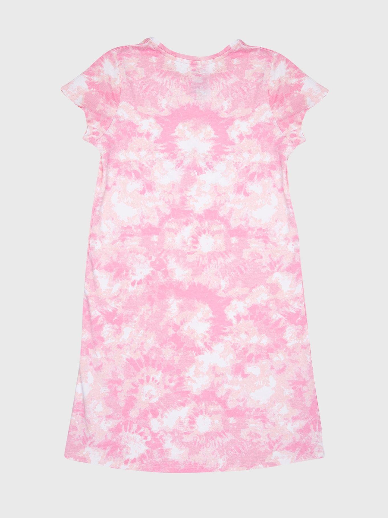 Vestido Niña Tie Dye Rosa Calvin Klein-1