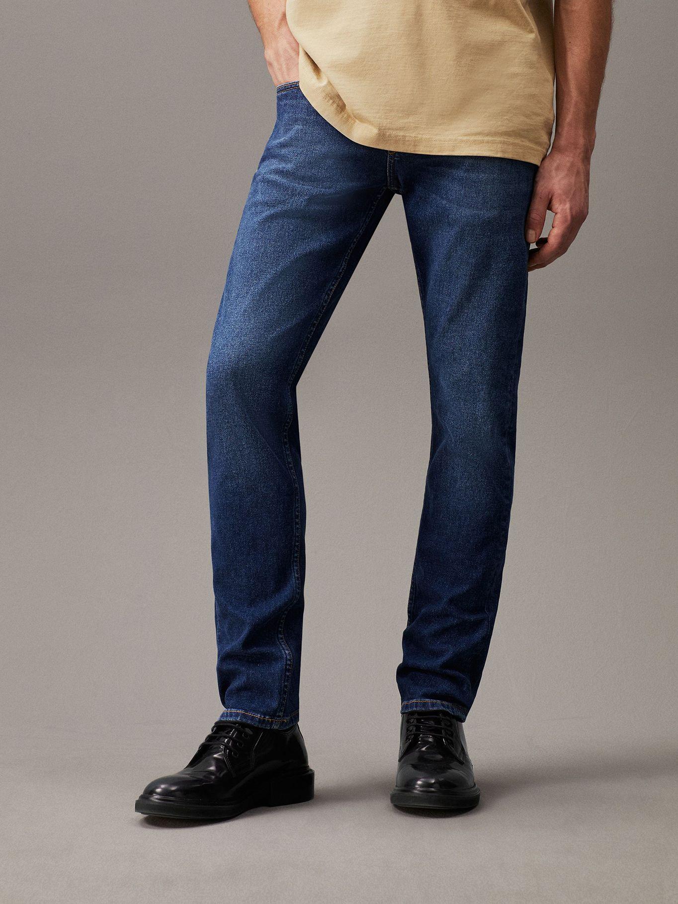 Jeans Slim Azul 1A4 Calvin Klein-0