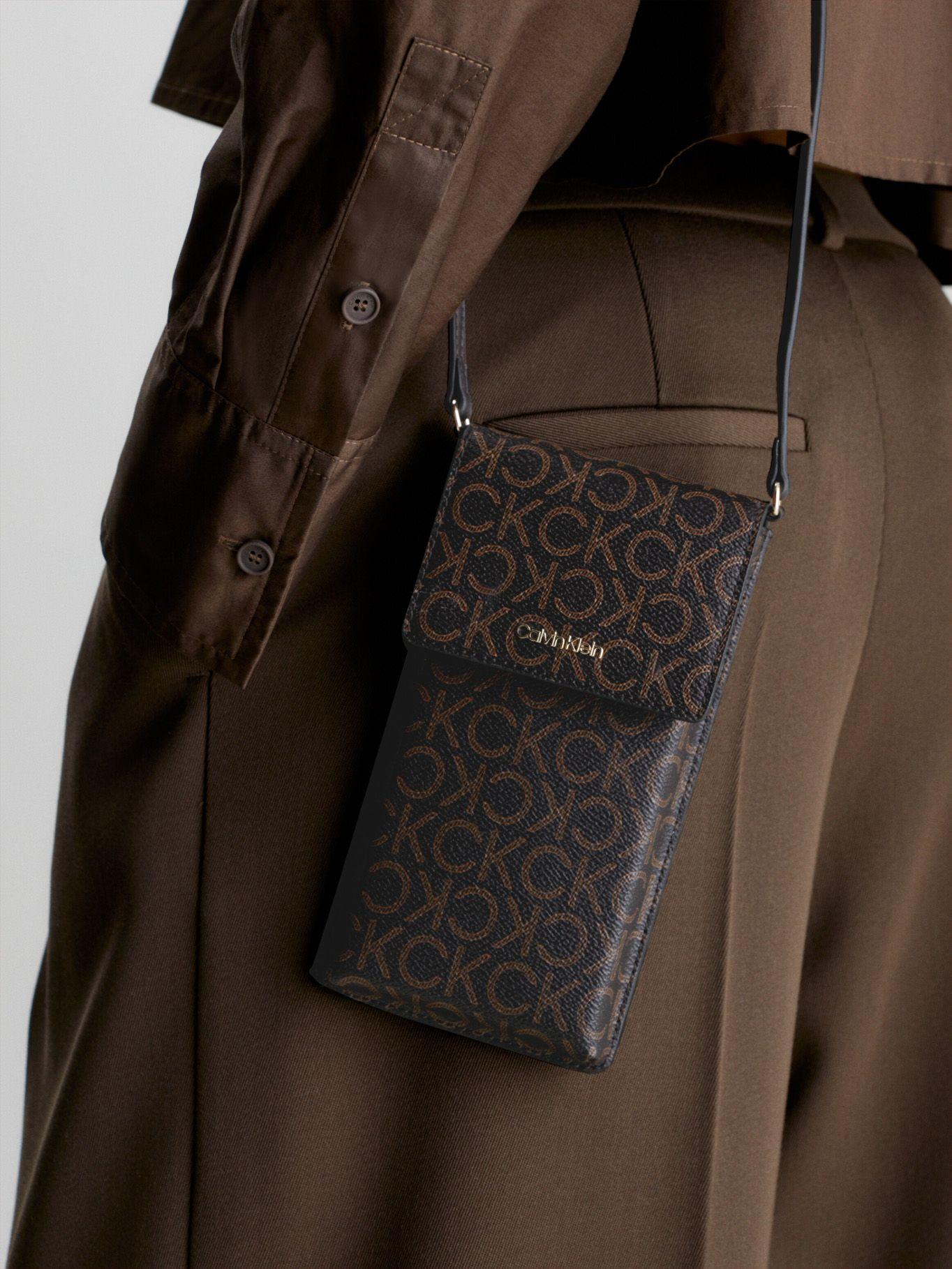 Bandolera para Celular Ck Must Café-3