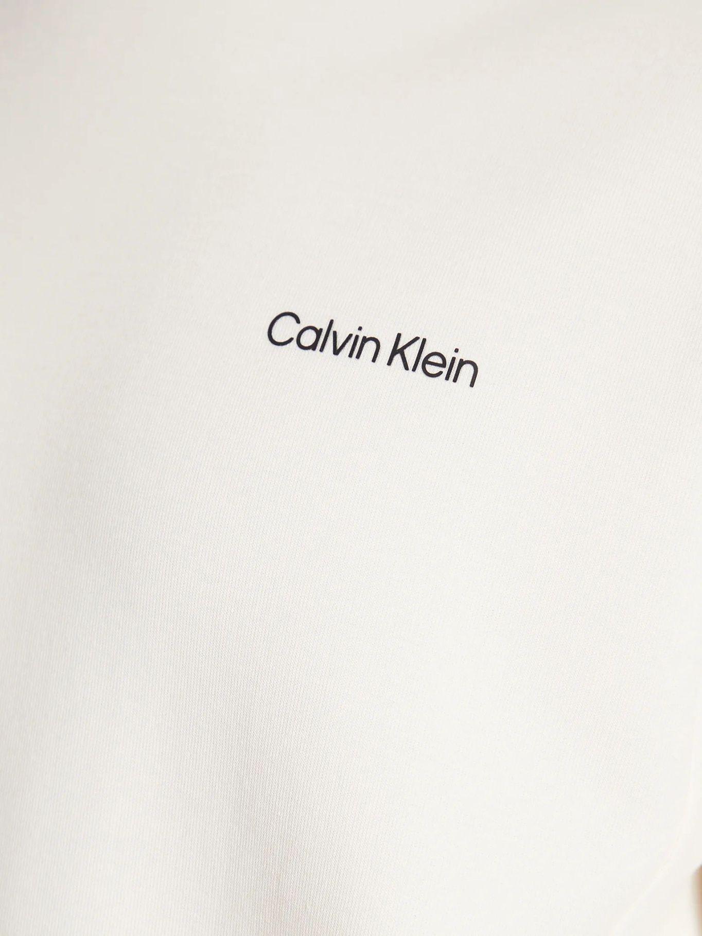 Sudadera con capucha y logo Blanco Calvin Klein K10K109927-YAT-3