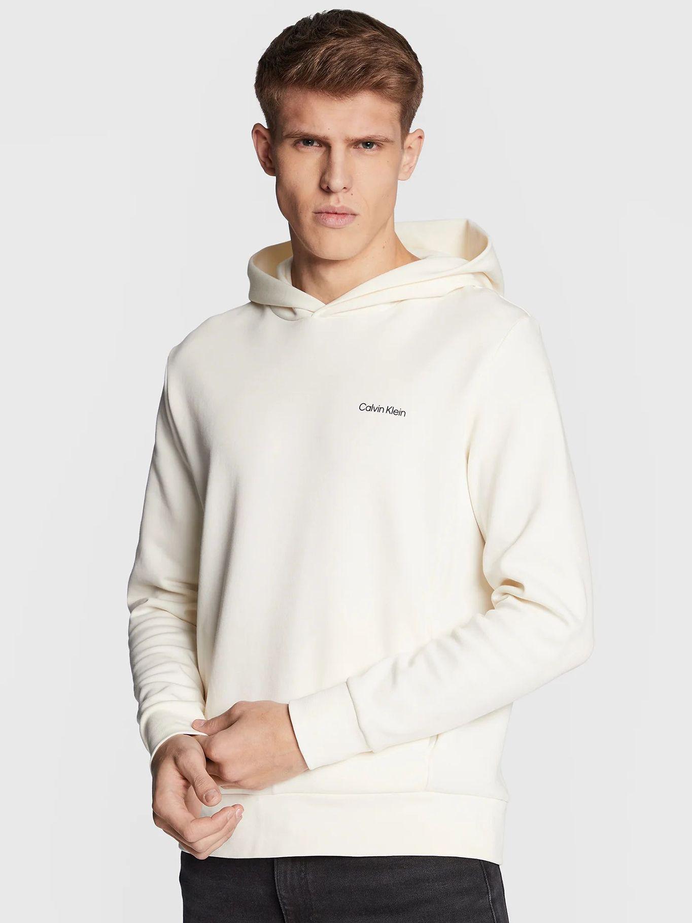 Sudadera con capucha y logo Blanco Calvin Klein K10K109927-YAT-0