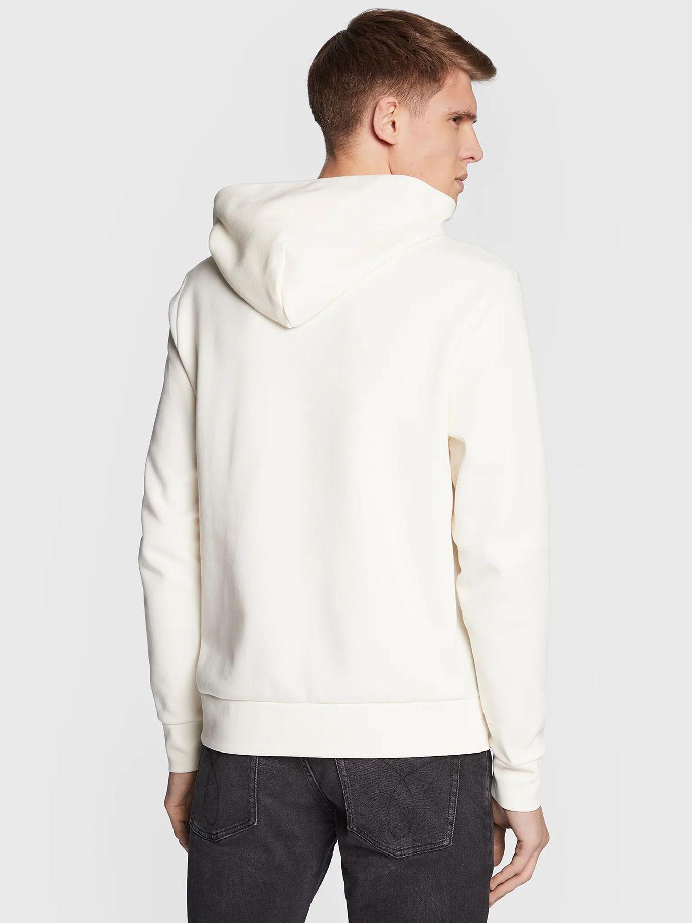 Sudadera con capucha y logo Blanco Calvin Klein K10K109927-YAT-2