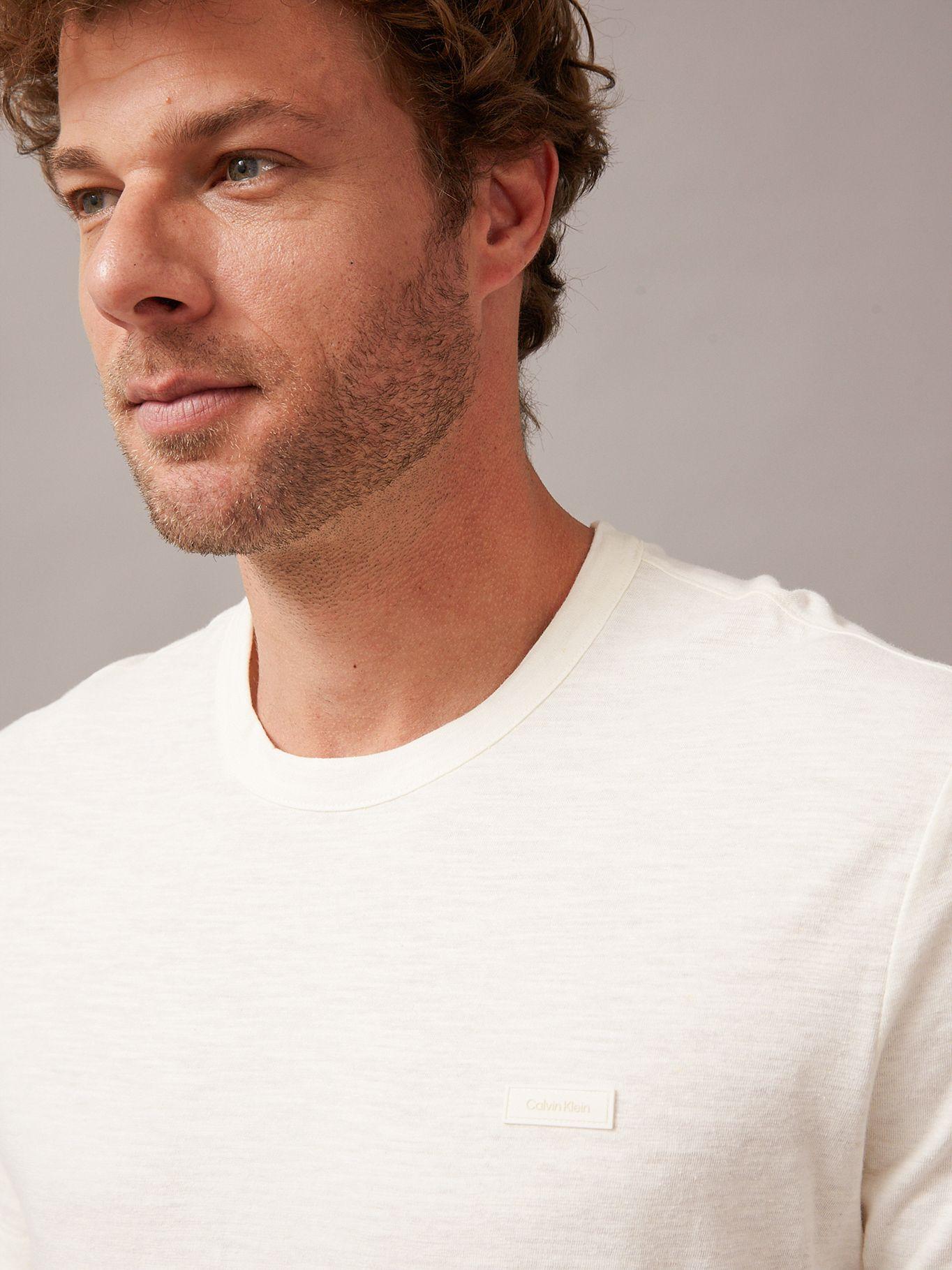 Polera Cotton Linen Blanco Calvin Klein-3