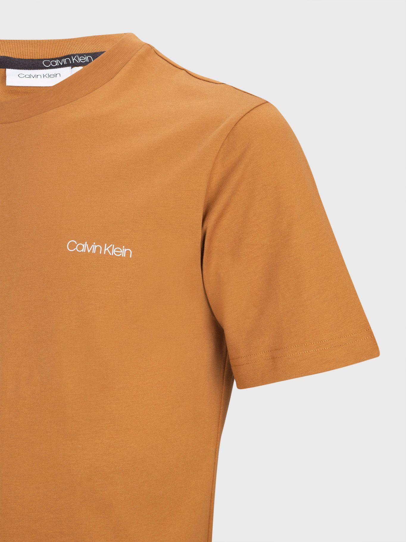Polera Cotton Chest Logo Mostaza Calvin Klein-2