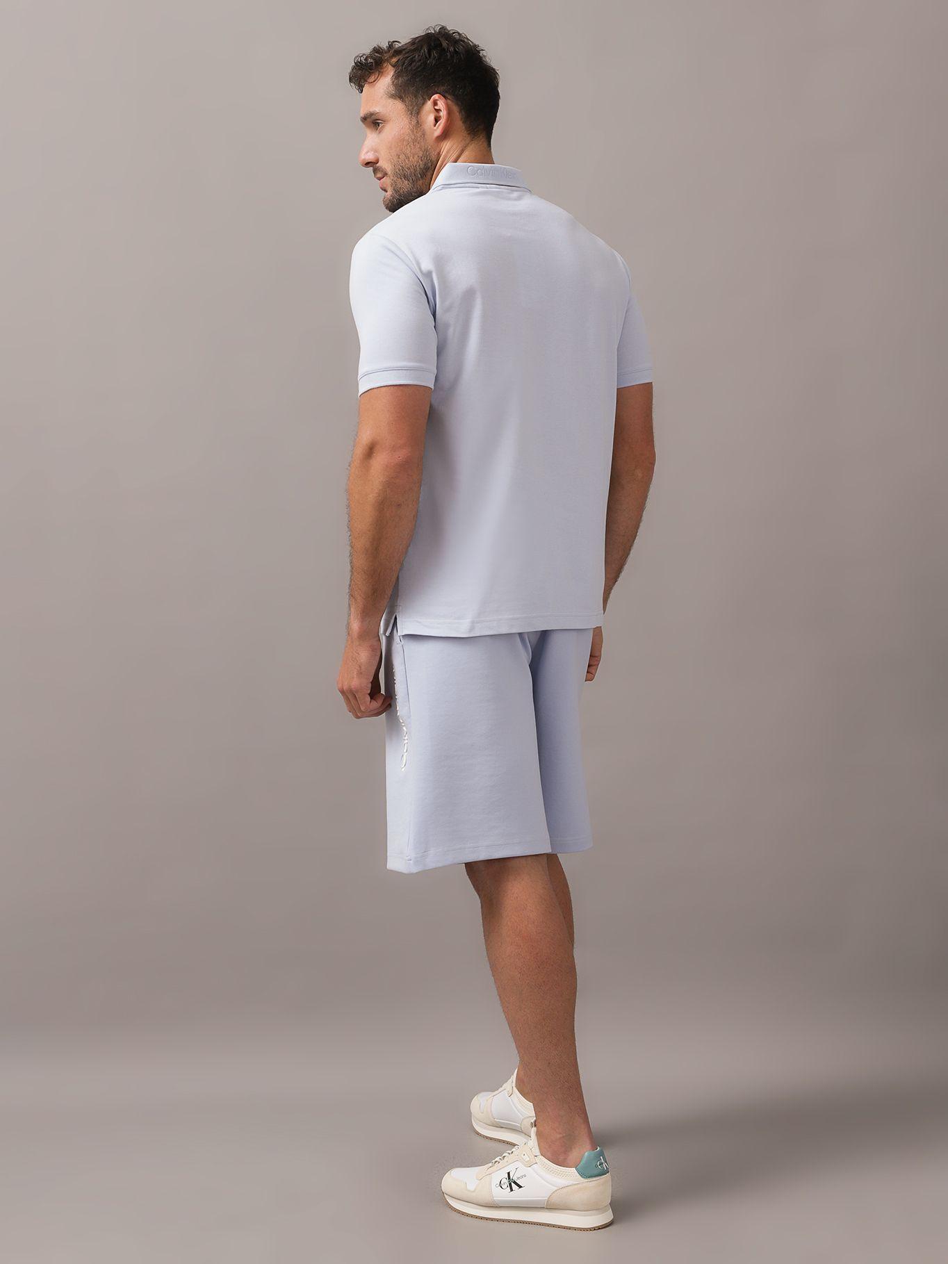 Polo Thermo Tech Logo Azul Calvin Klein-2