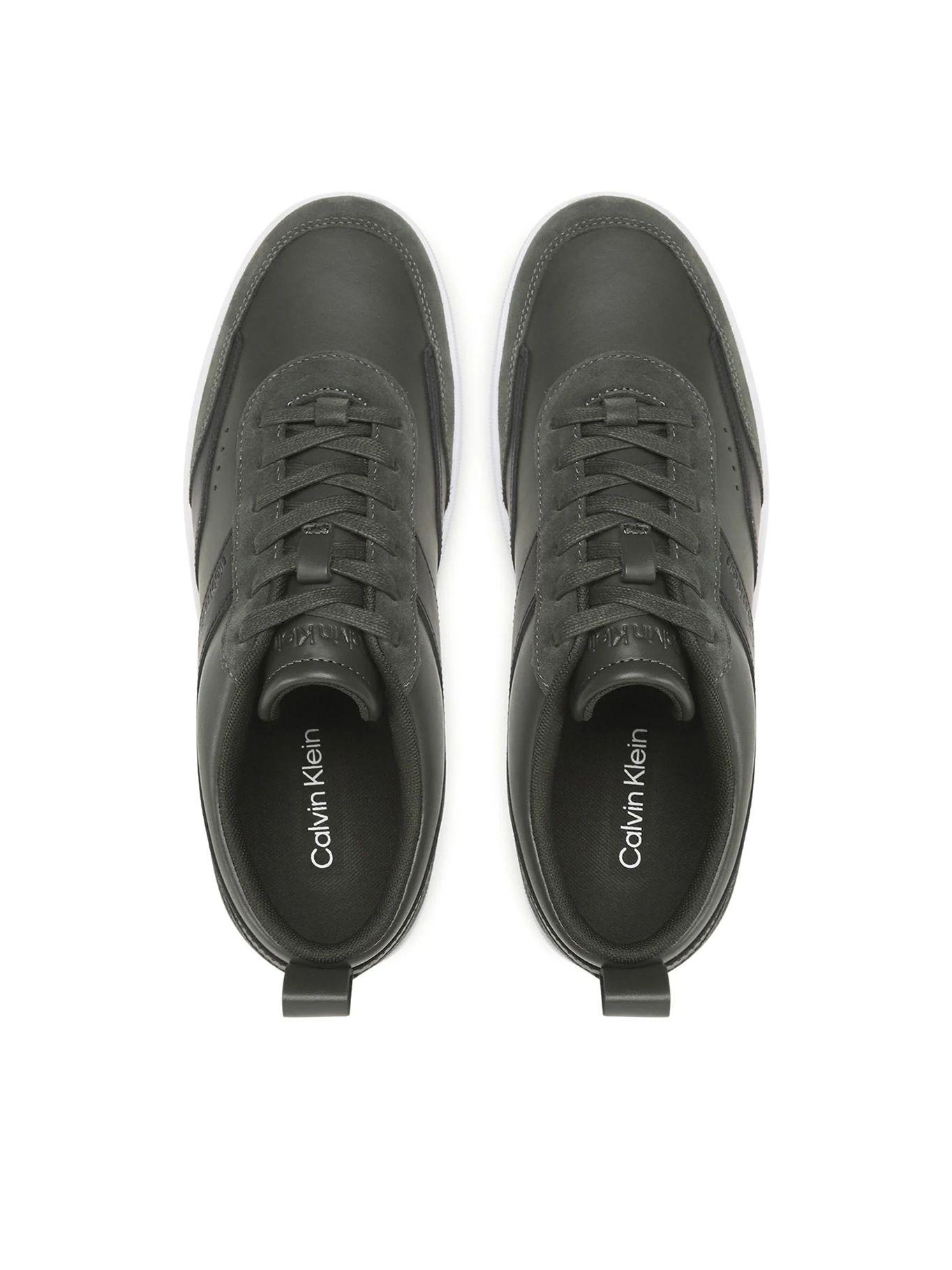 Zapatilla Low Top Lace Up Lth Mix Verde Calvin Klein-1