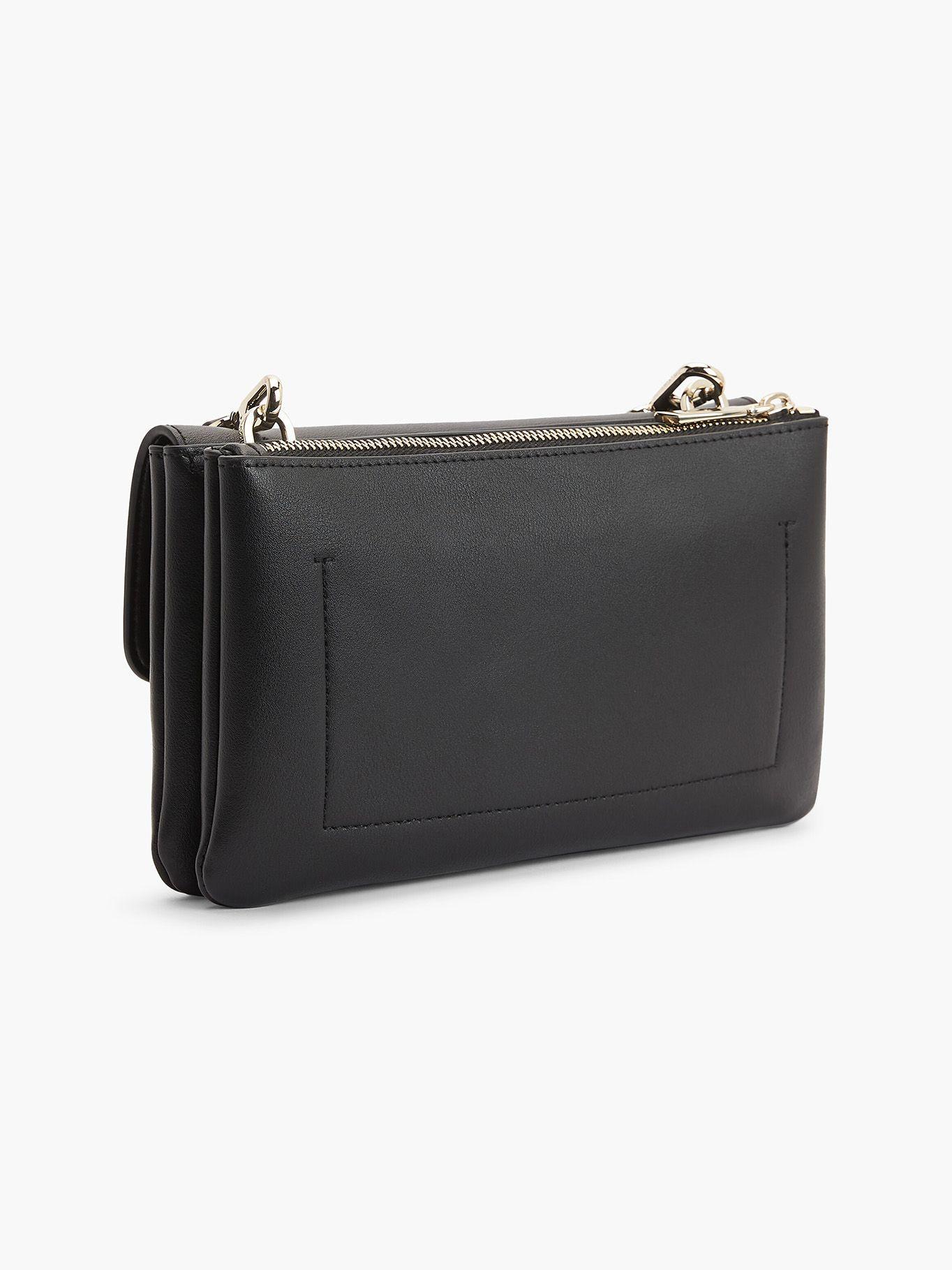 Cartera Xbody Re-Lock Flap Negro Calvin Klein-1