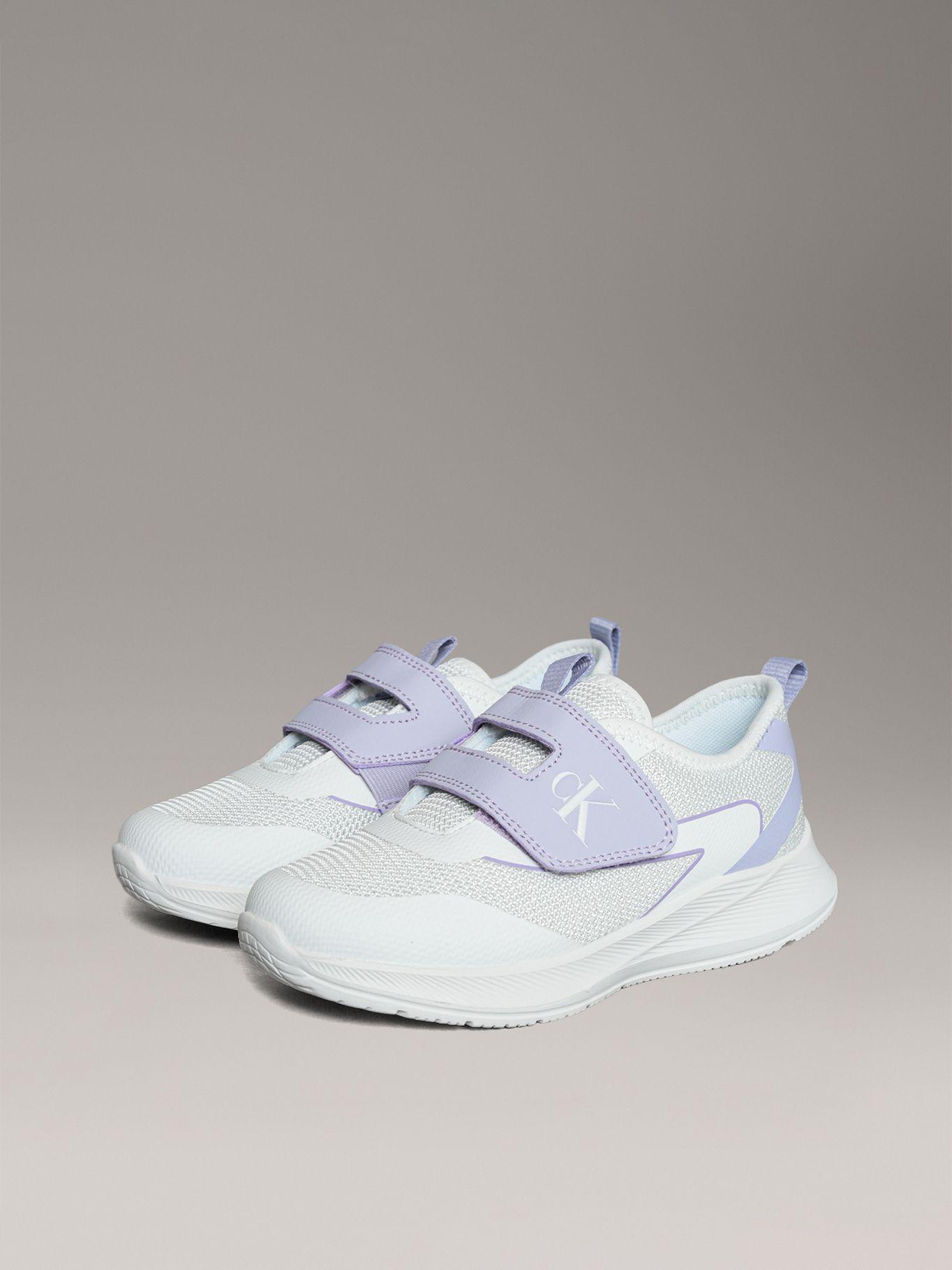 Zapatillas Niña Deportivas con Velcro Lila Calvin Klein-0