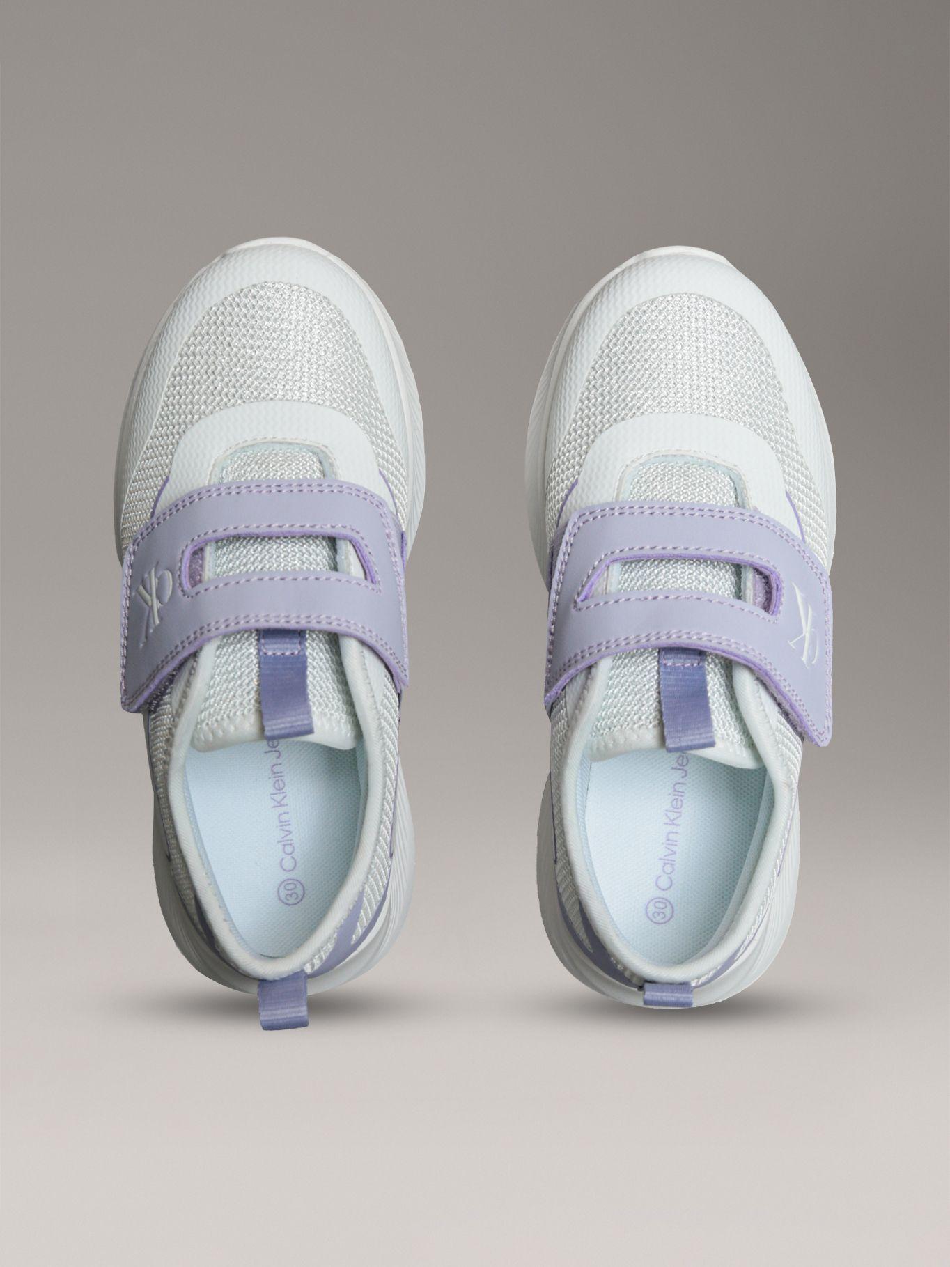 Zapatillas Niña Deportivas con Velcro Lila Calvin Klein-2