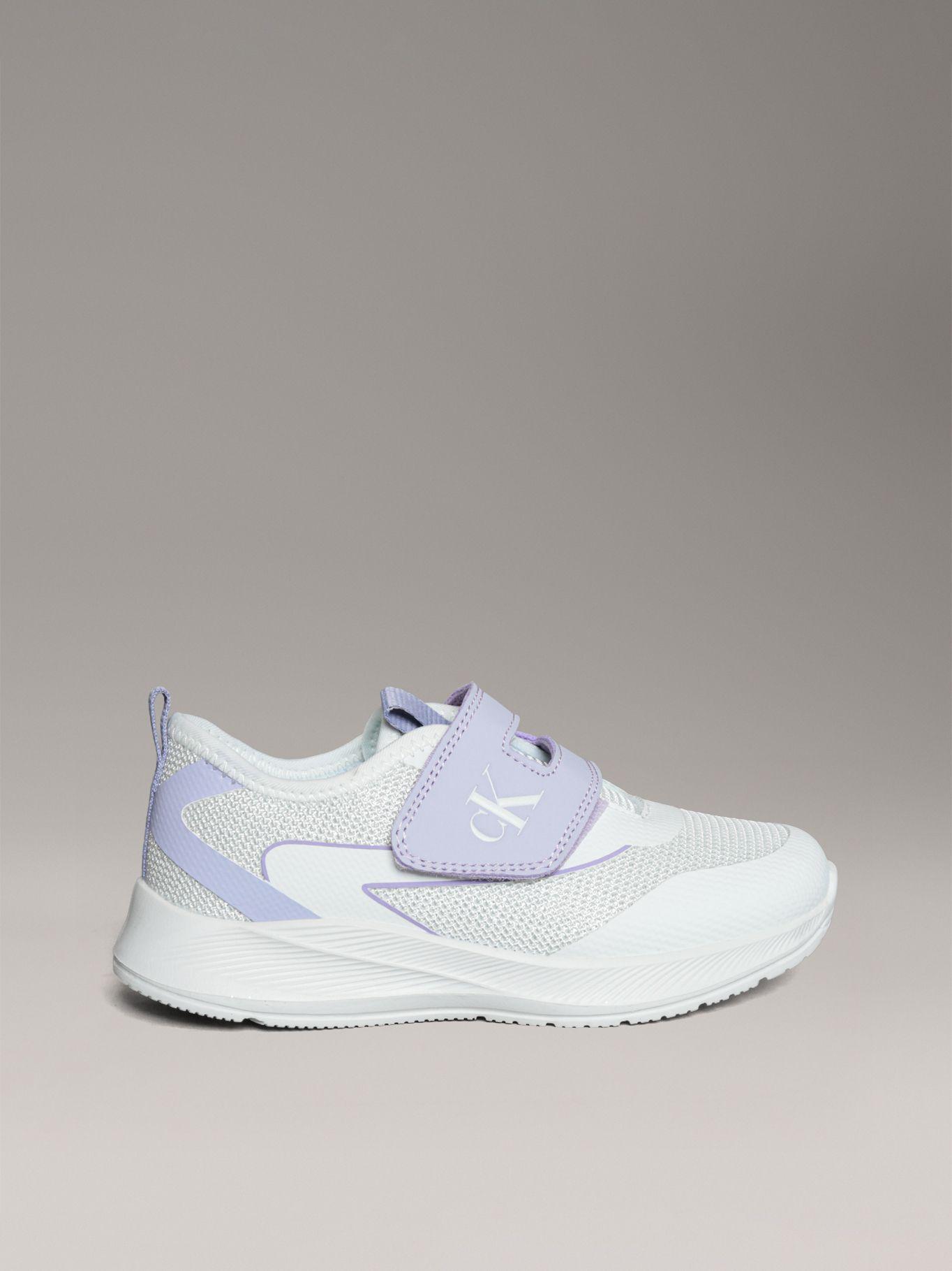 Zapatillas Niña Deportivas con Velcro Lila Calvin Klein-4