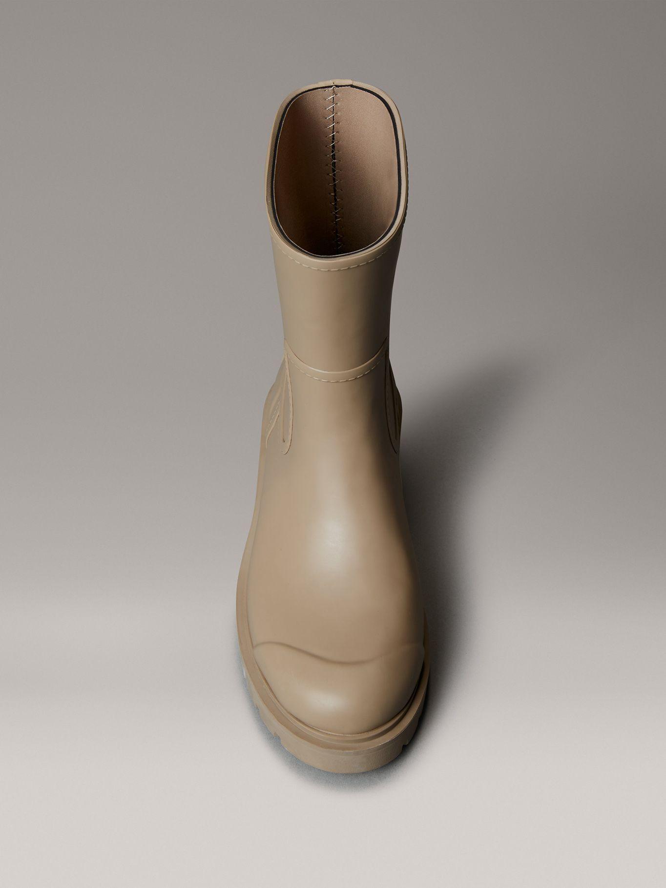 Botas Medianas Impermeables  Beige Calvin Klein Mujer-2