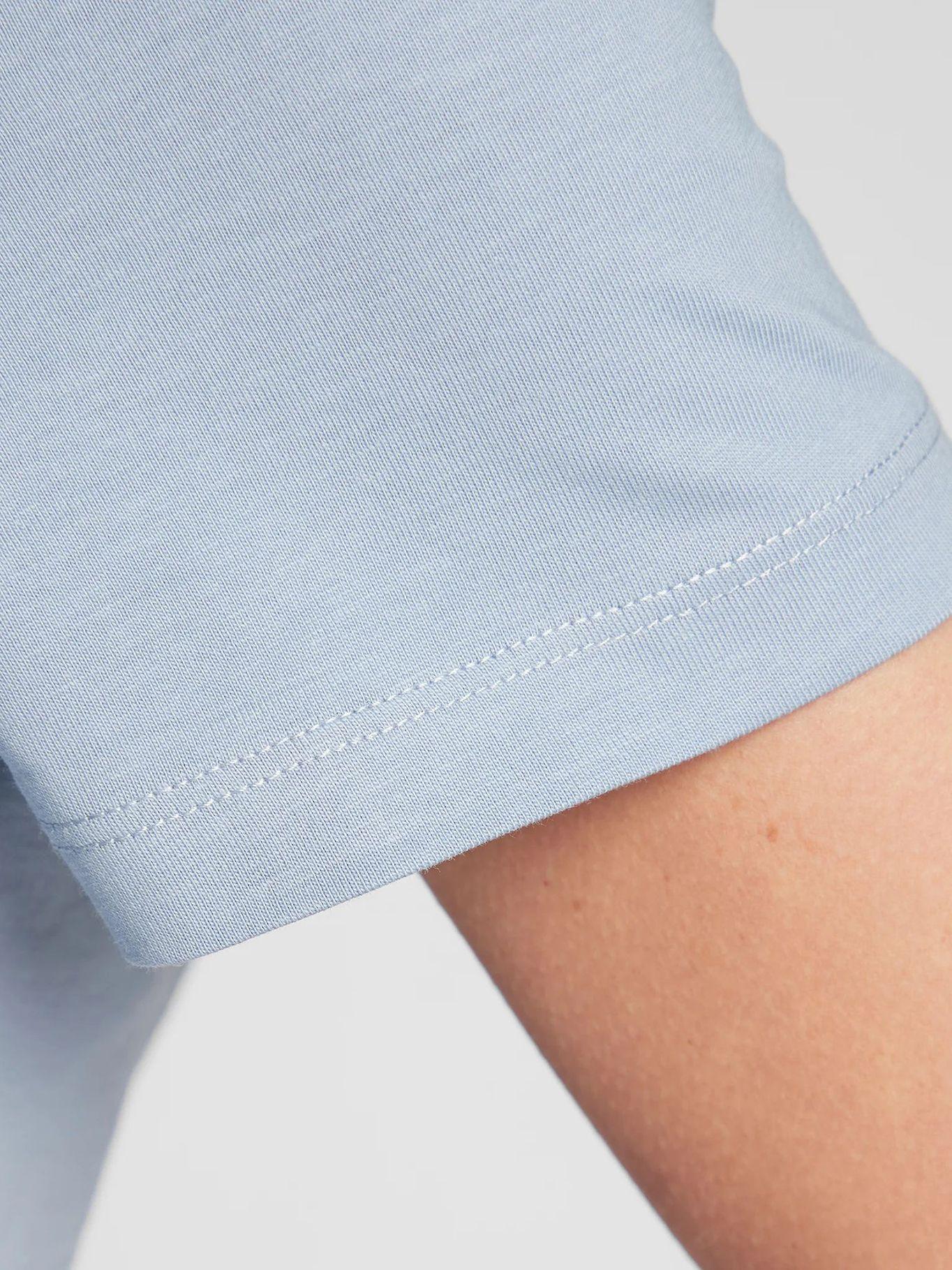 Camiseta de algodón orgánico Celeste Calvin Klein-4