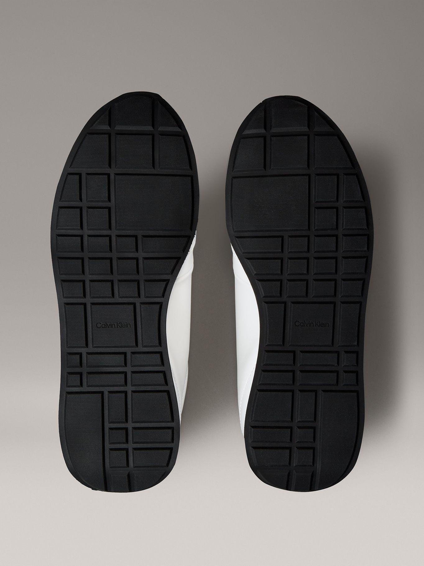 Zapatilla Retro Runner en Cuero Blanco Calvin Klein-3