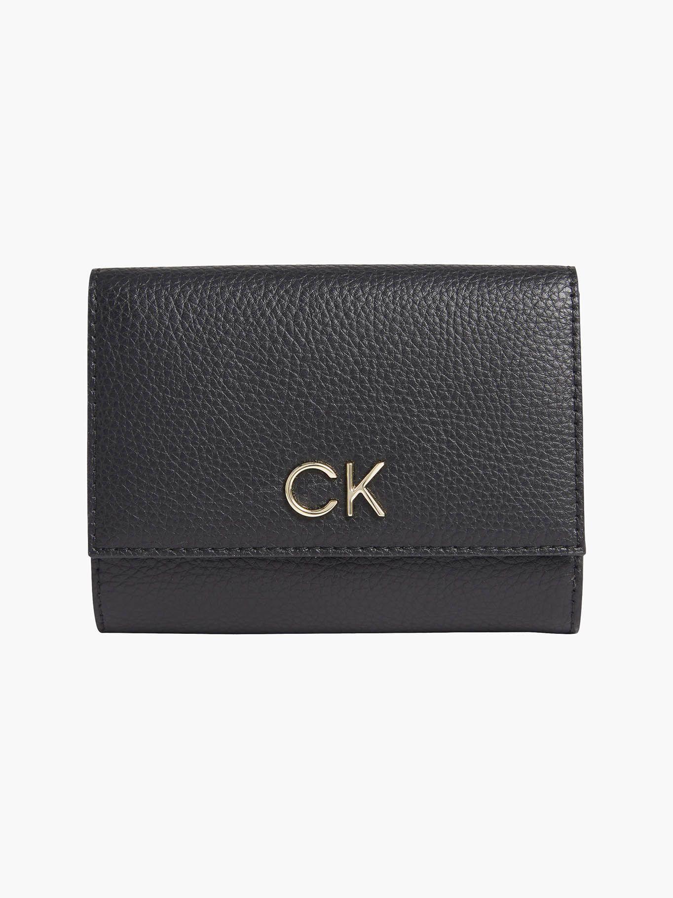 Cartera de plegado triple Negro Calvin Klein-0