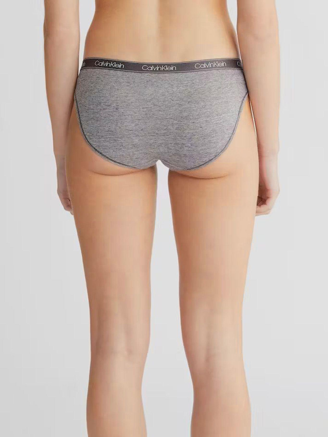 Calzón Bikini Cotton Essentials Gris Calvin Klein-1