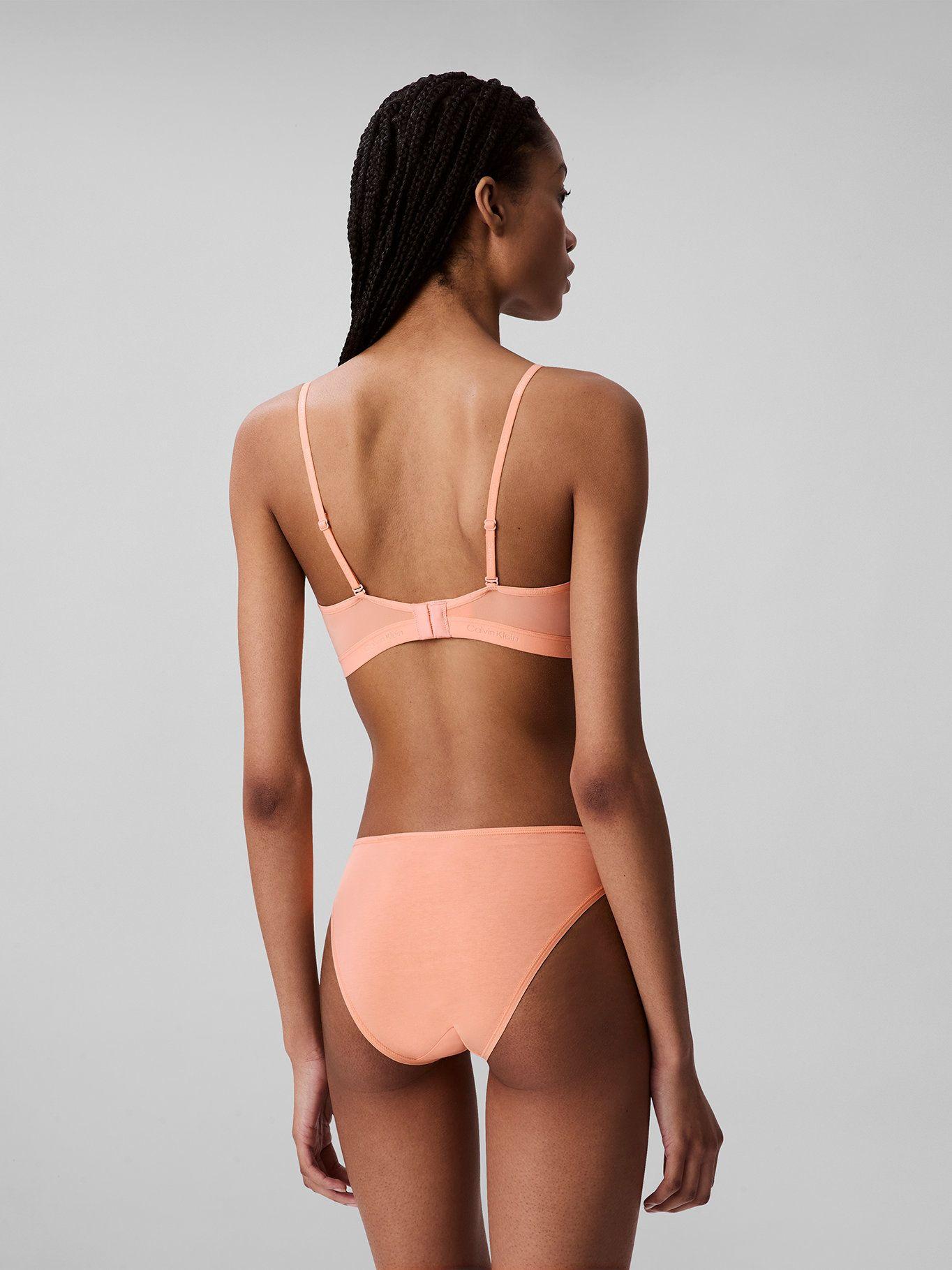 Calzón Bikini - Ideal Cotton Coral Calvin Klein-2