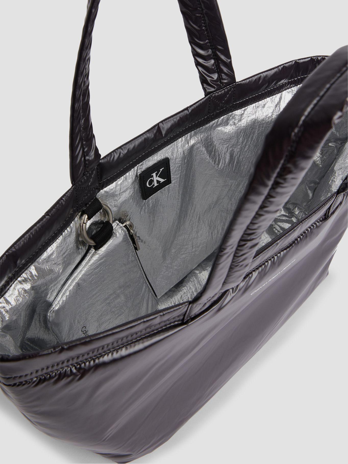 Cartera Tote City Nylon Negro Calvin Klein-2