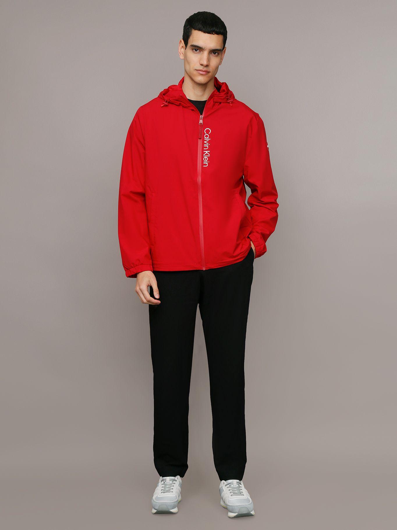 Cortaviento Stretch Rojo Calvin Klein-1