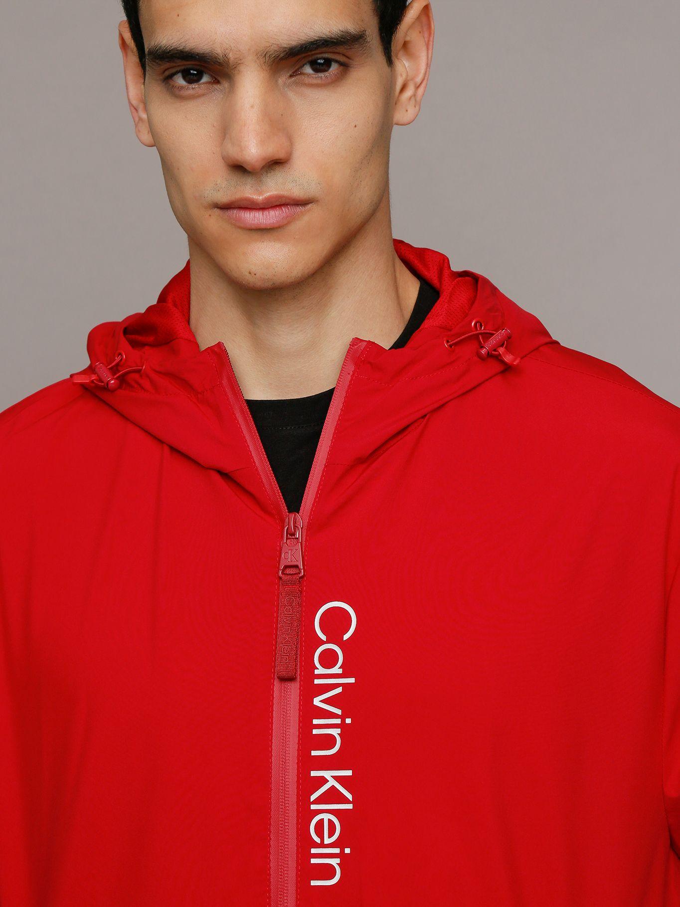 Cortaviento Stretch Rojo Calvin Klein-4