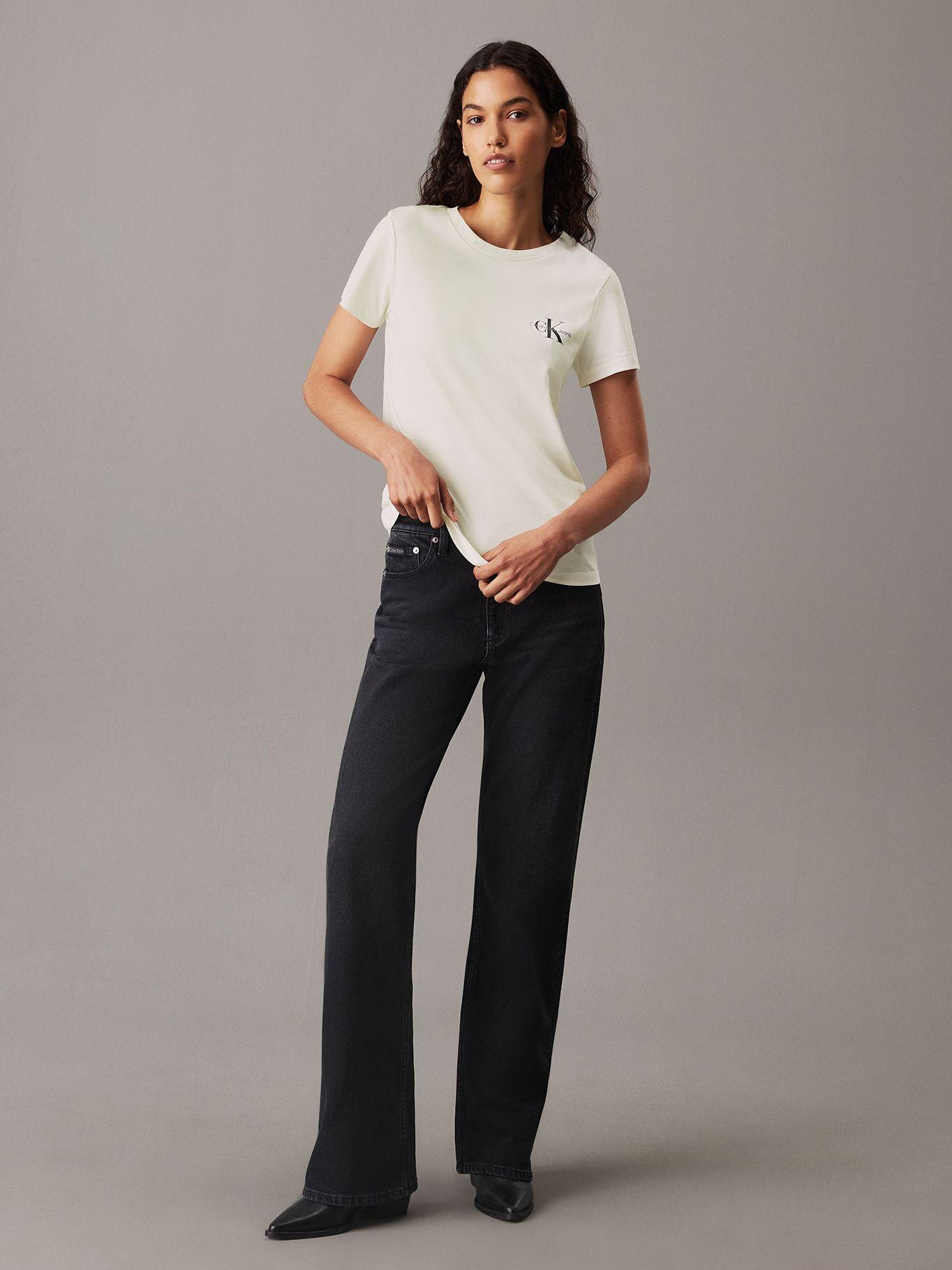 Pack 2 Poleras Monologo Slim K6 Multicolor Calvin Klein-2