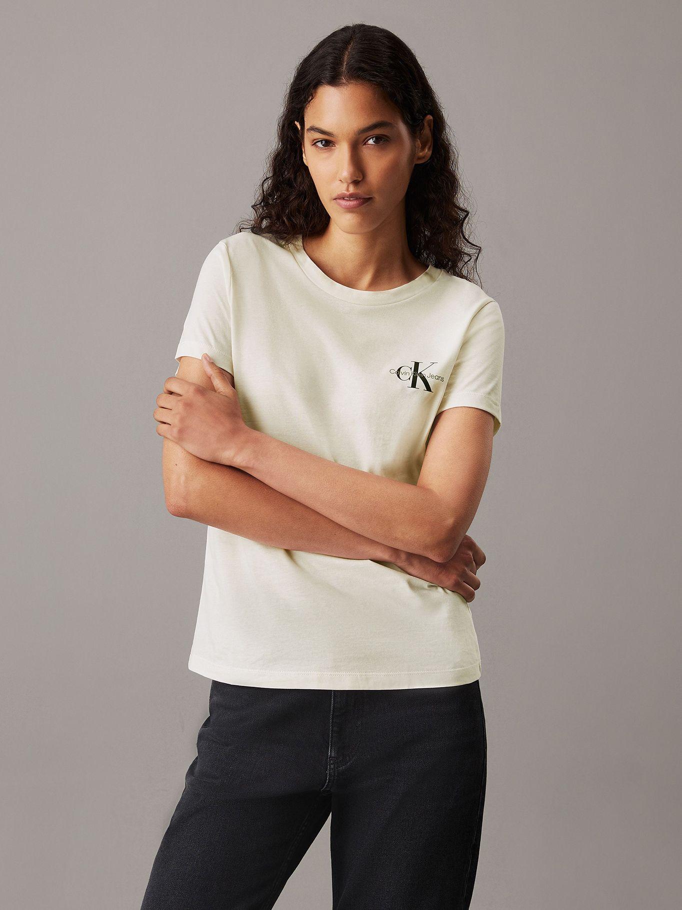 Pack 2 Poleras Monologo Slim K6 Multicolor Calvin Klein-5